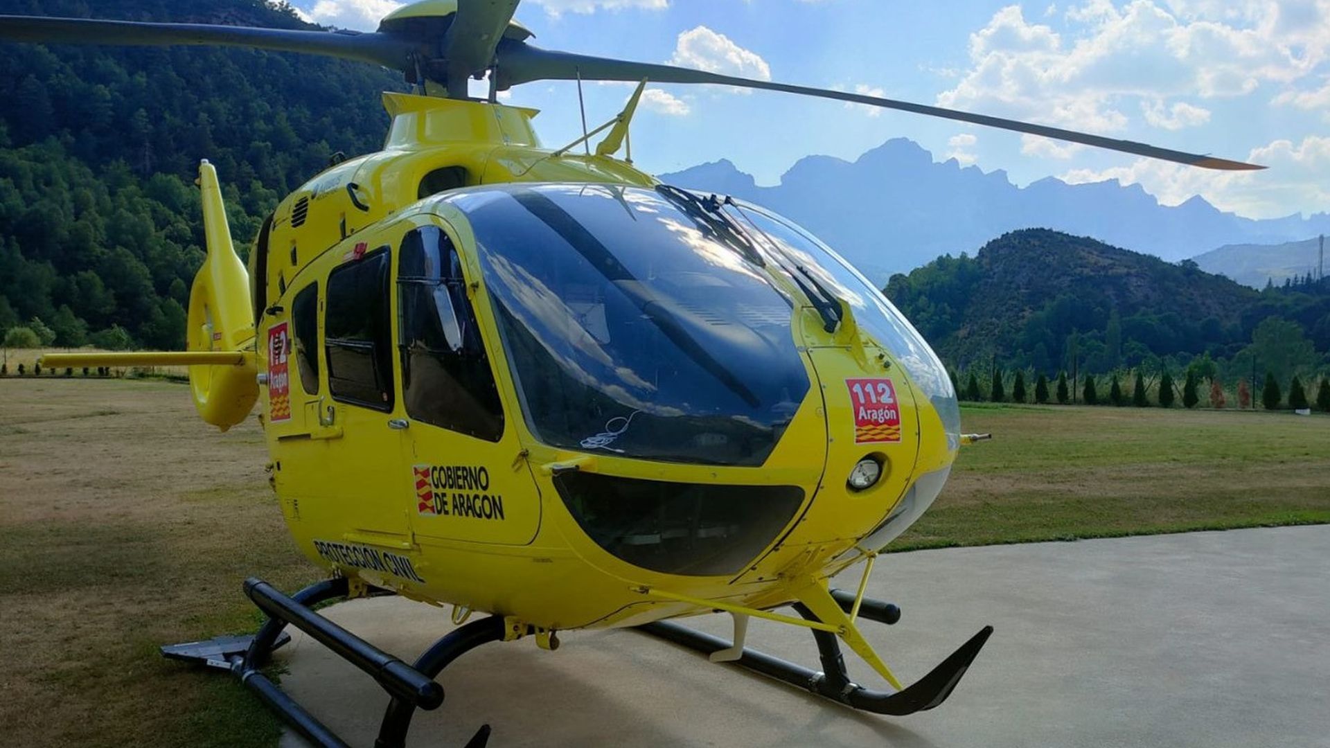 Helicóptero del 112 Aragón Helicóptero del 112 Aragón