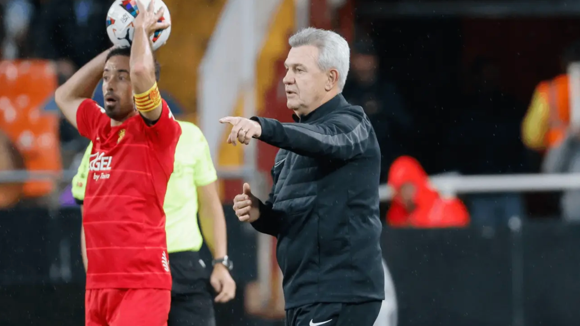 Javier Aguirre en Mestalla