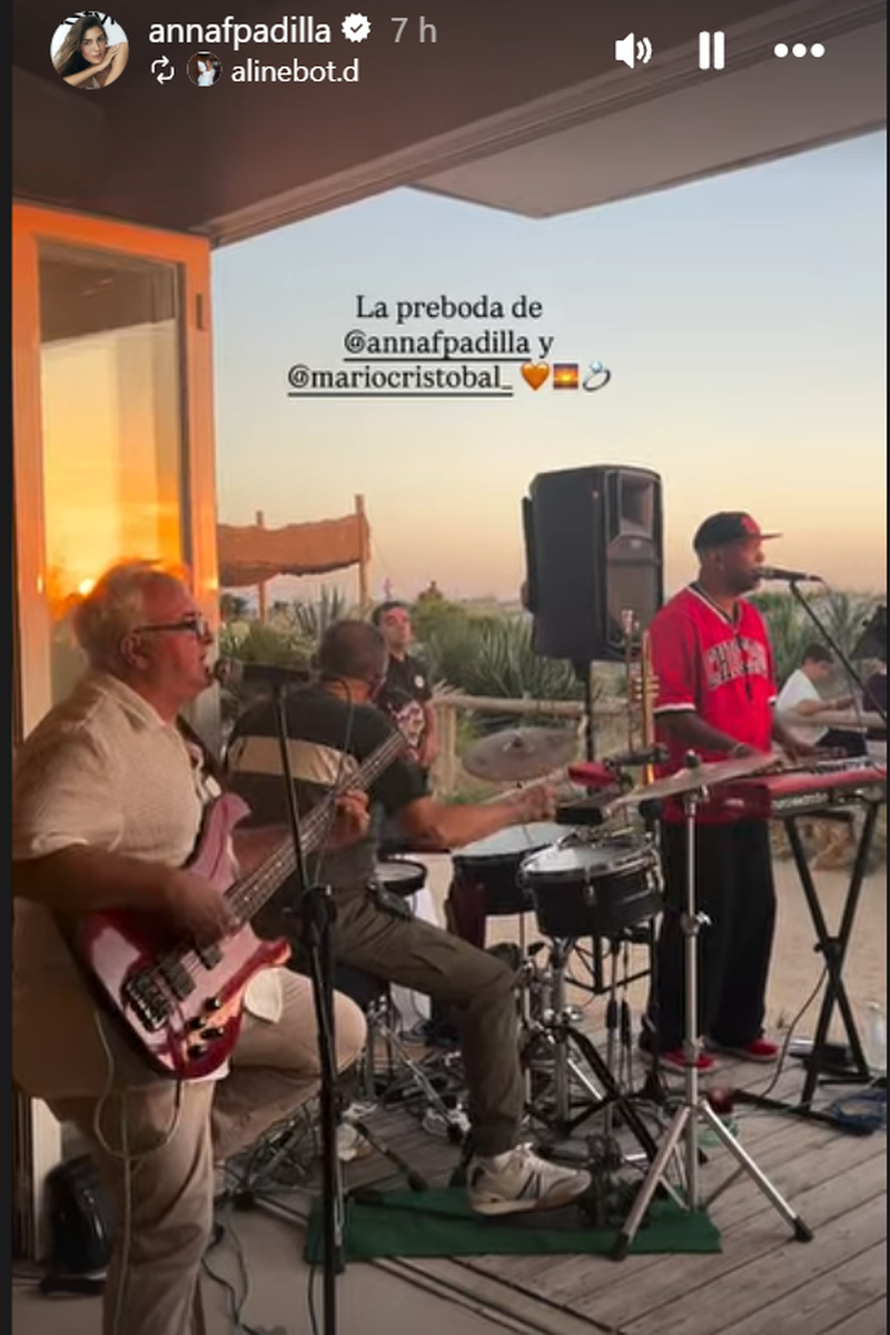 La banda que ha ido a la boda de Anna y Mario