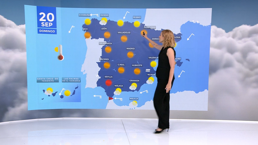 La temperaturas se mantendrán este domingo estables con cielos despejados en la mayor parte del país