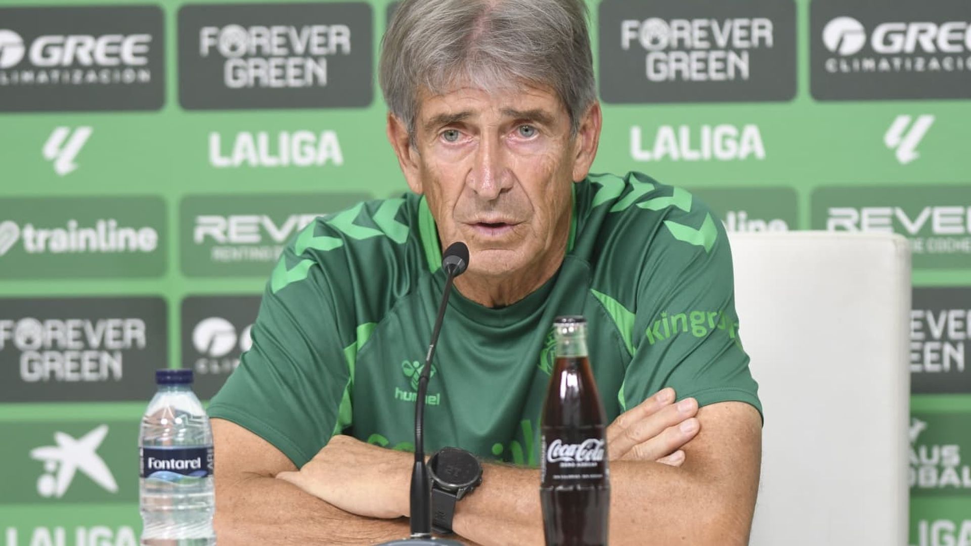 Manuel Pellegrini, en la previa del Dépor - Betis