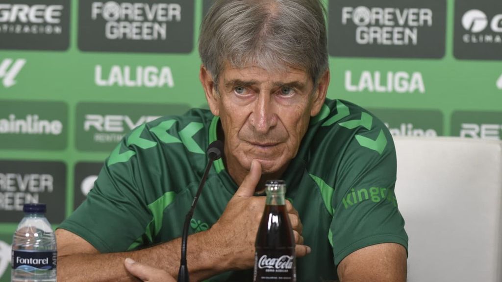 Manuel Pellegrini, en la rueda de prensa previa al Deportivo - Betis