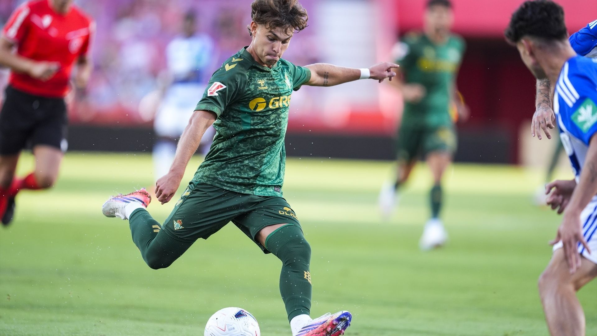 Ángel Ortiz, en el Granada - Betis