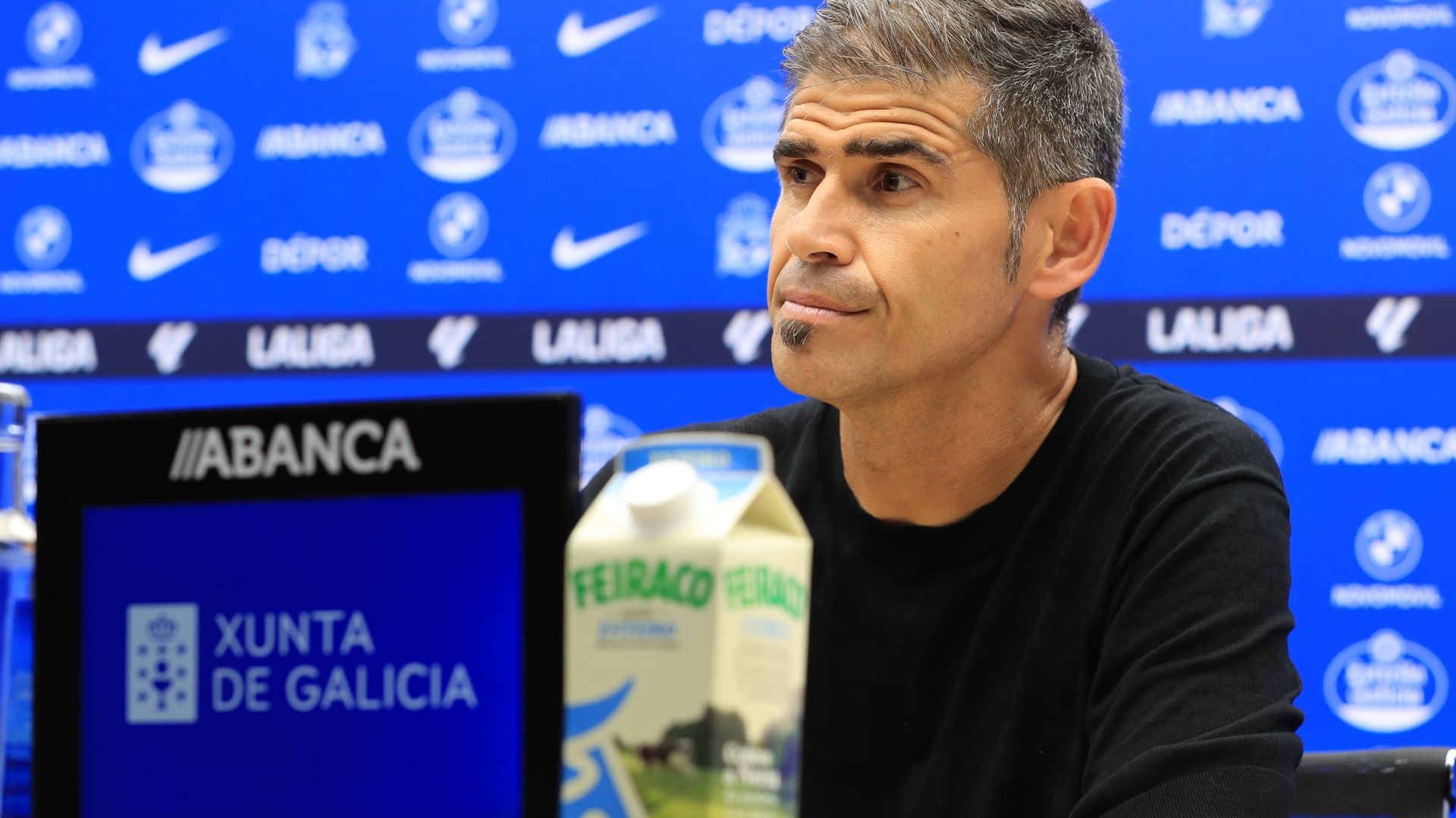 Antonio Hidalgo, en rueda de prensa. Antonio Hidalgo, en rueda de prensa.