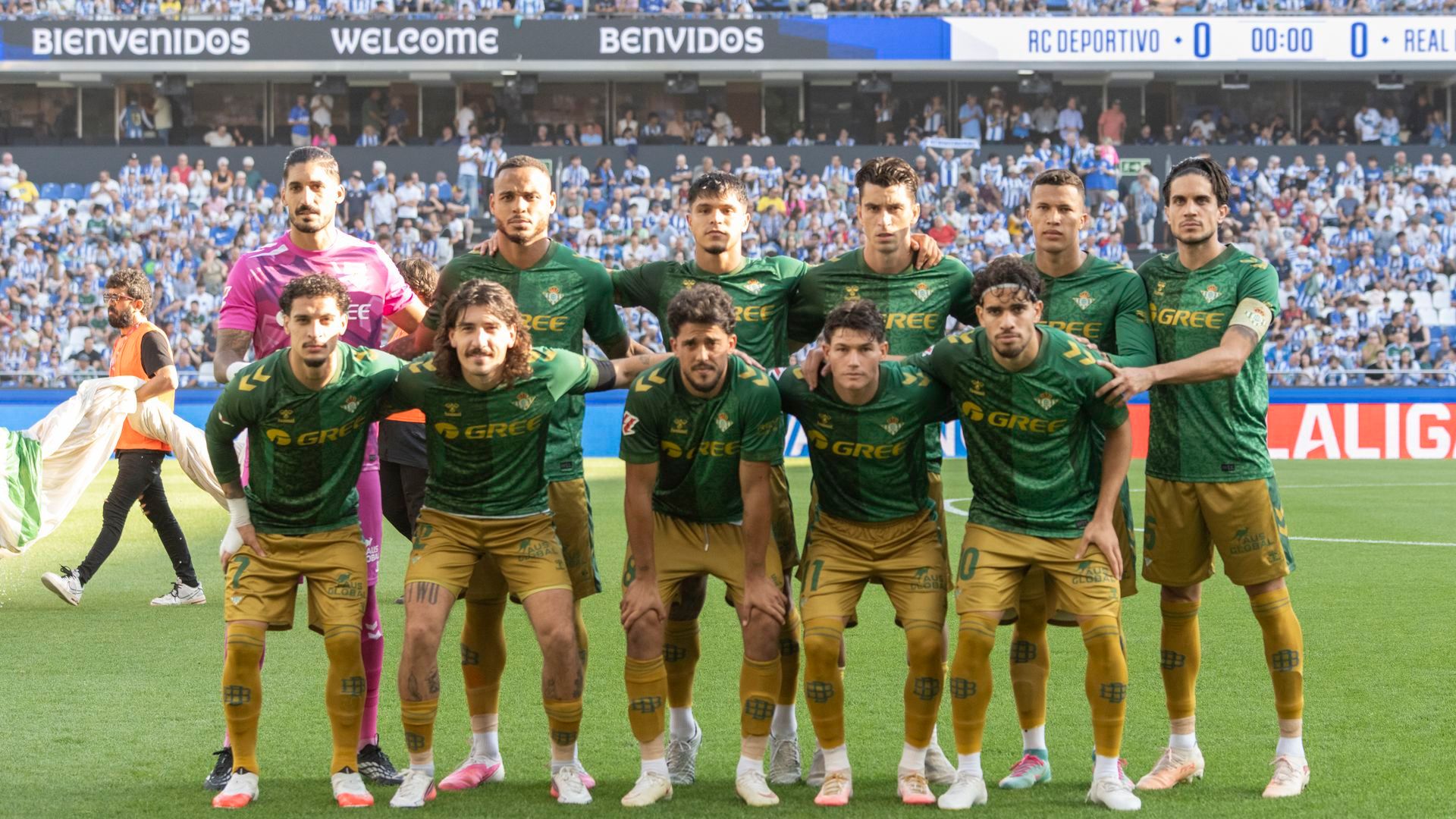El once del Real Betis contra el Deportivo El once del Real Betis contra el Deportivo