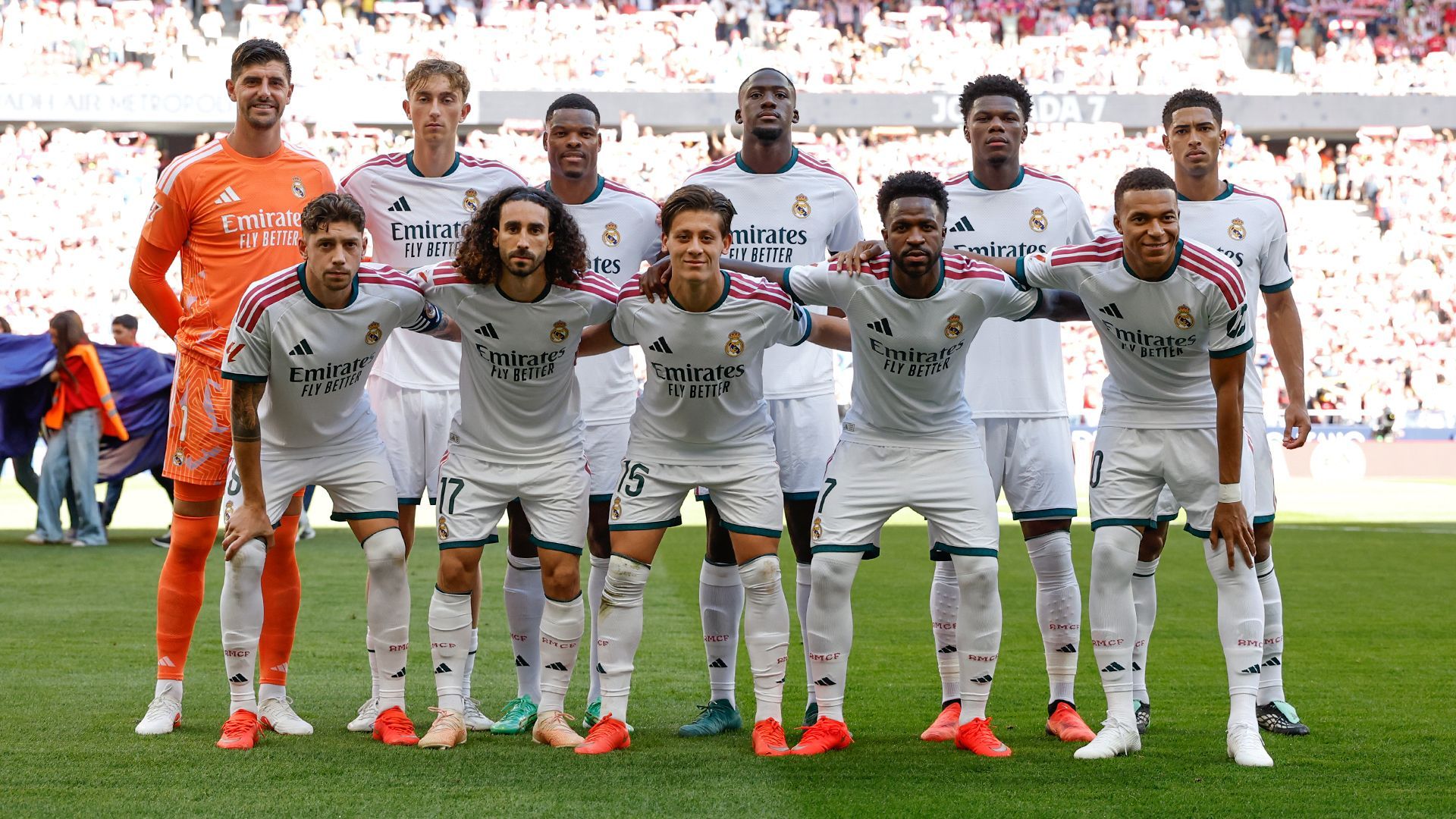 El once del Real Madrid en el derbi del Metropolitano El once del Real Madrid en el derbi del Metropolitano