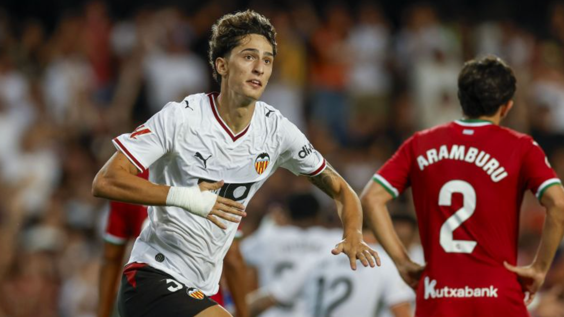 Gol de Aimar Blázquez en Mestalla Gol de Aimar Blázquez en Mestalla