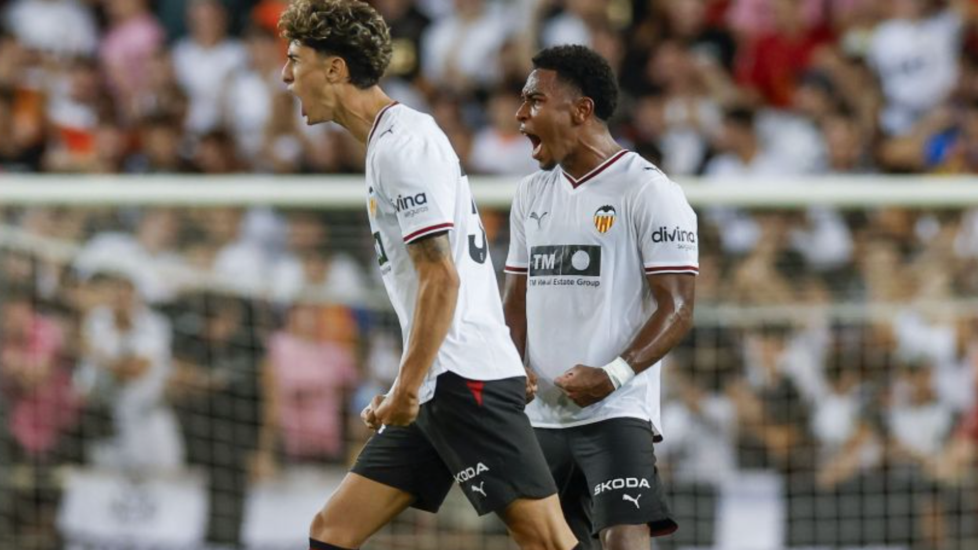 Gol de Aimar Blázquez en Mestalla Gol de Aimar Blázquez en Mestalla