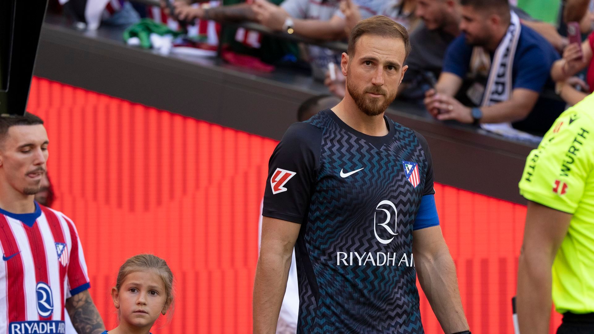 Oblak, durante el Atlético - Real Madrid. Oblak, durante el Atlético - Real Madrid.