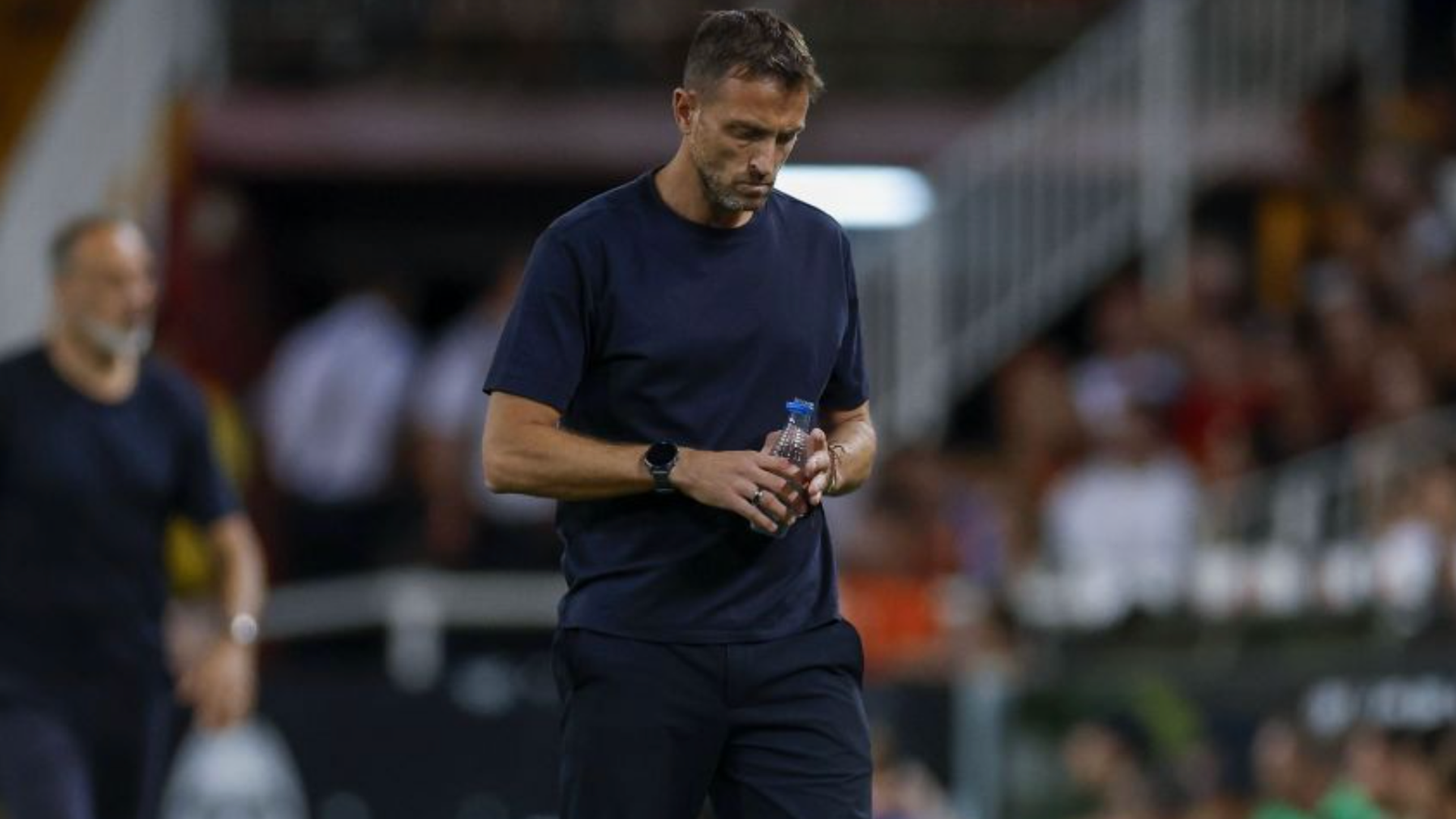 Óscar Sánchez en Mestalla
