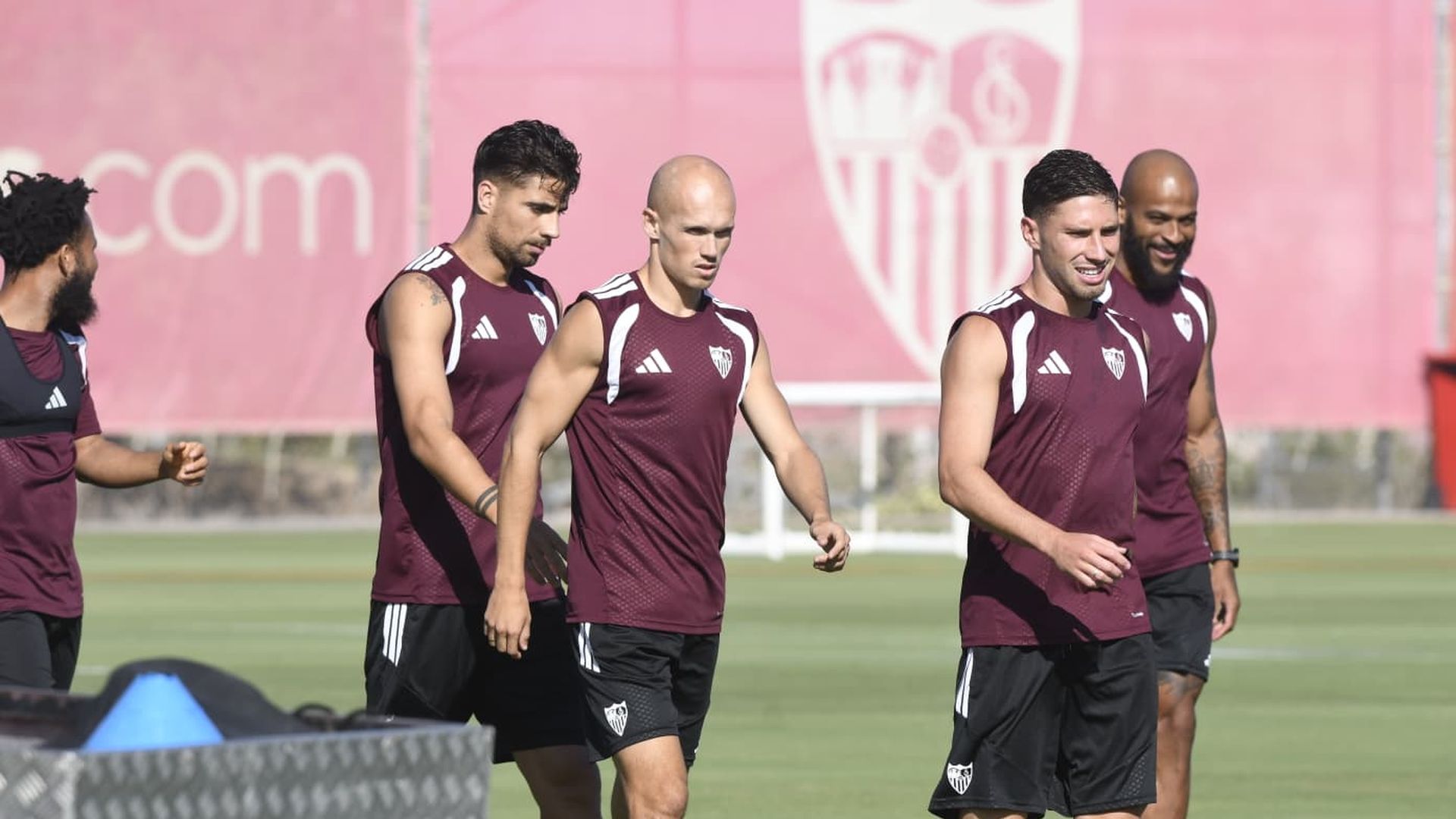 Cardoso, Guridi, Carmona y Marcao, en la sesión del lunes