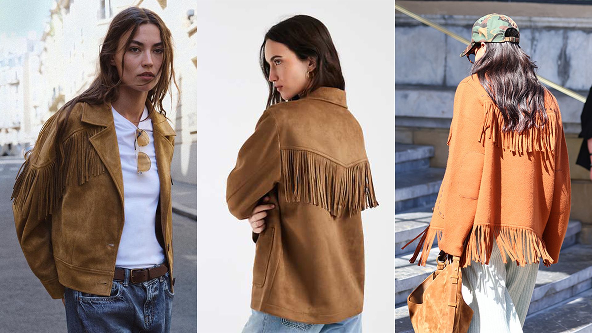 Chaquetas de flecos de estilo boho Chaquetas de flecos de estilo boho