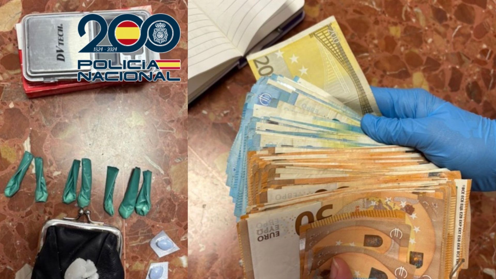 Droga y dinero hallados en un inmueble de Jerez de la Frontera, Cádiz, donde se explotaba sexualmente a cinco mujeres Droga y dinero hallados en un inmueble de Jerez de la Frontera, Cádiz, donde se explotaba sexualmente a cinco mujeres