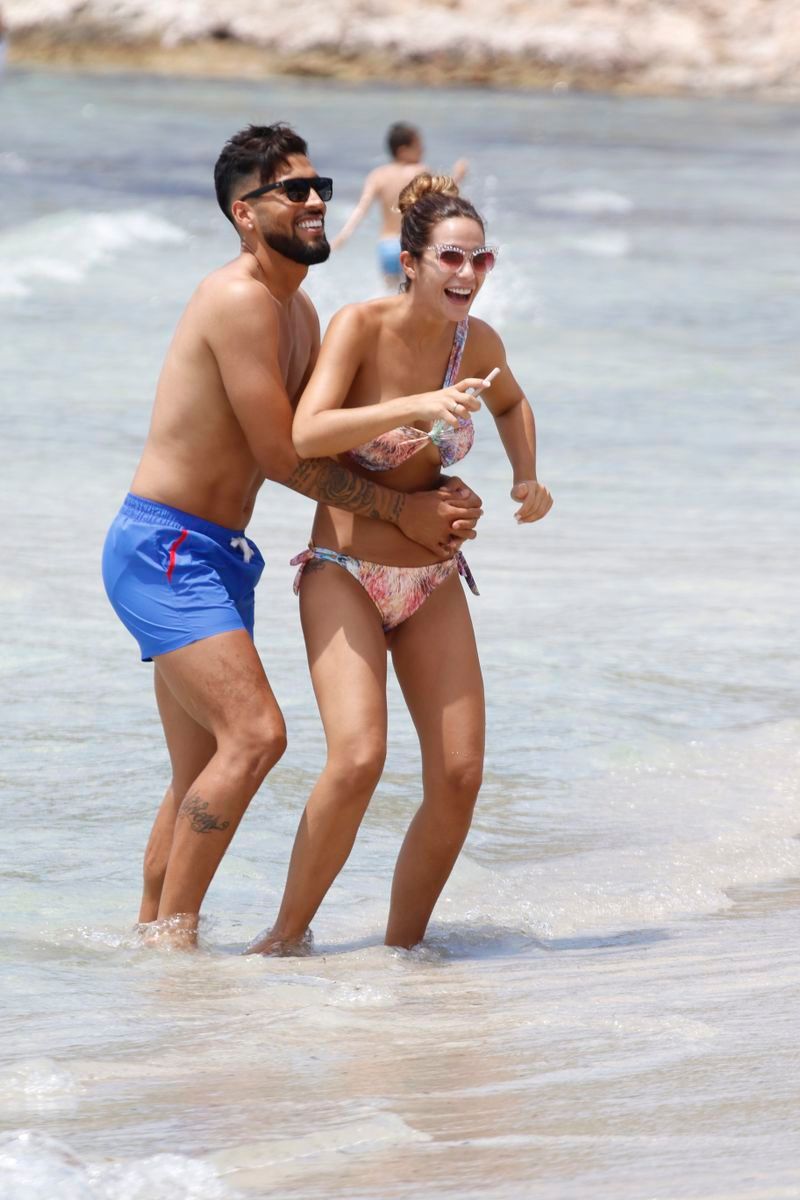 Ezequiel Garay y Tamara Gorro, en una imagen de archivo