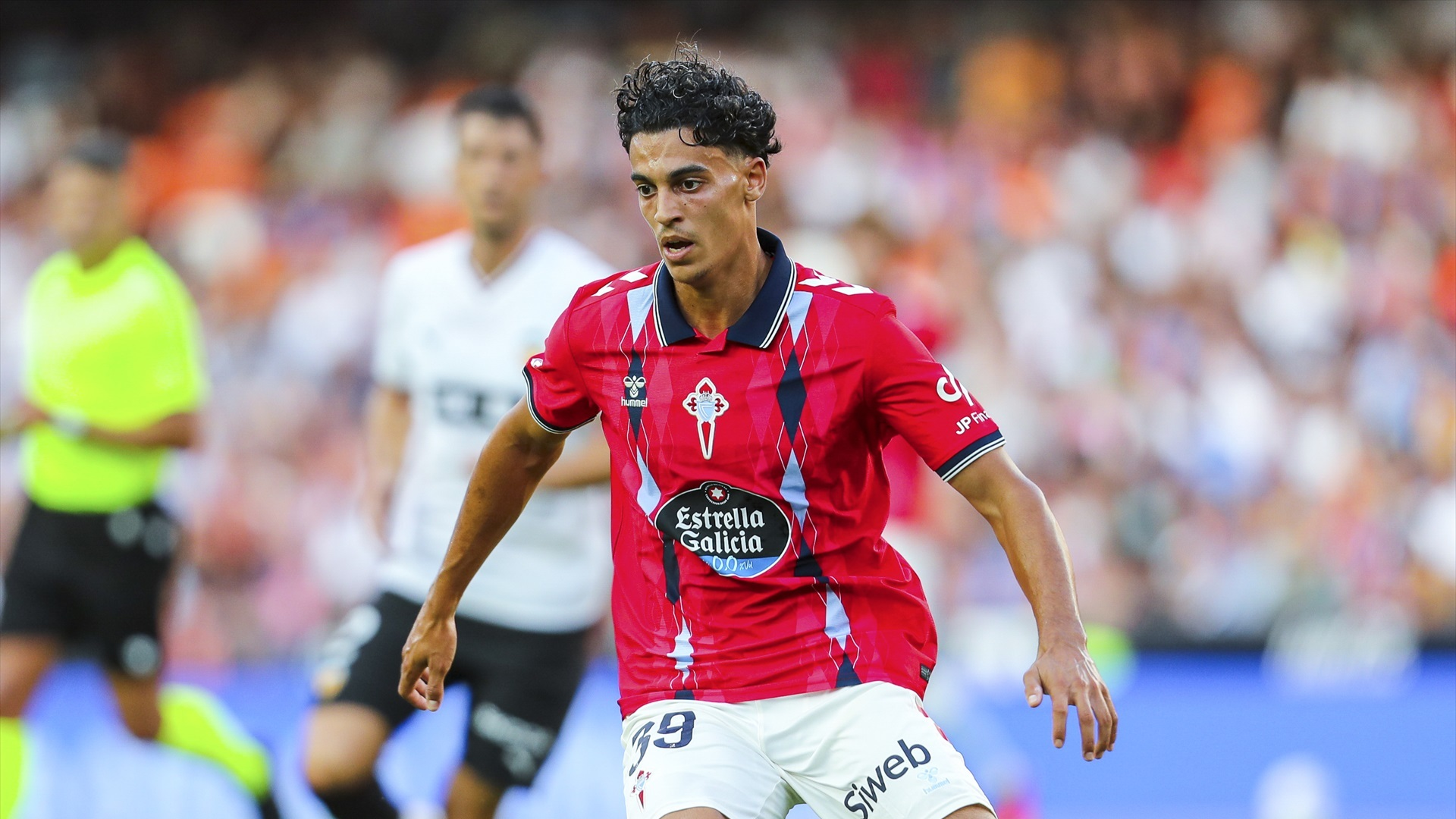 Jones El Abdellaoui, en un partido del Celta de Vigo Jones El Abdellaoui, en un partido del Celta de Vigo