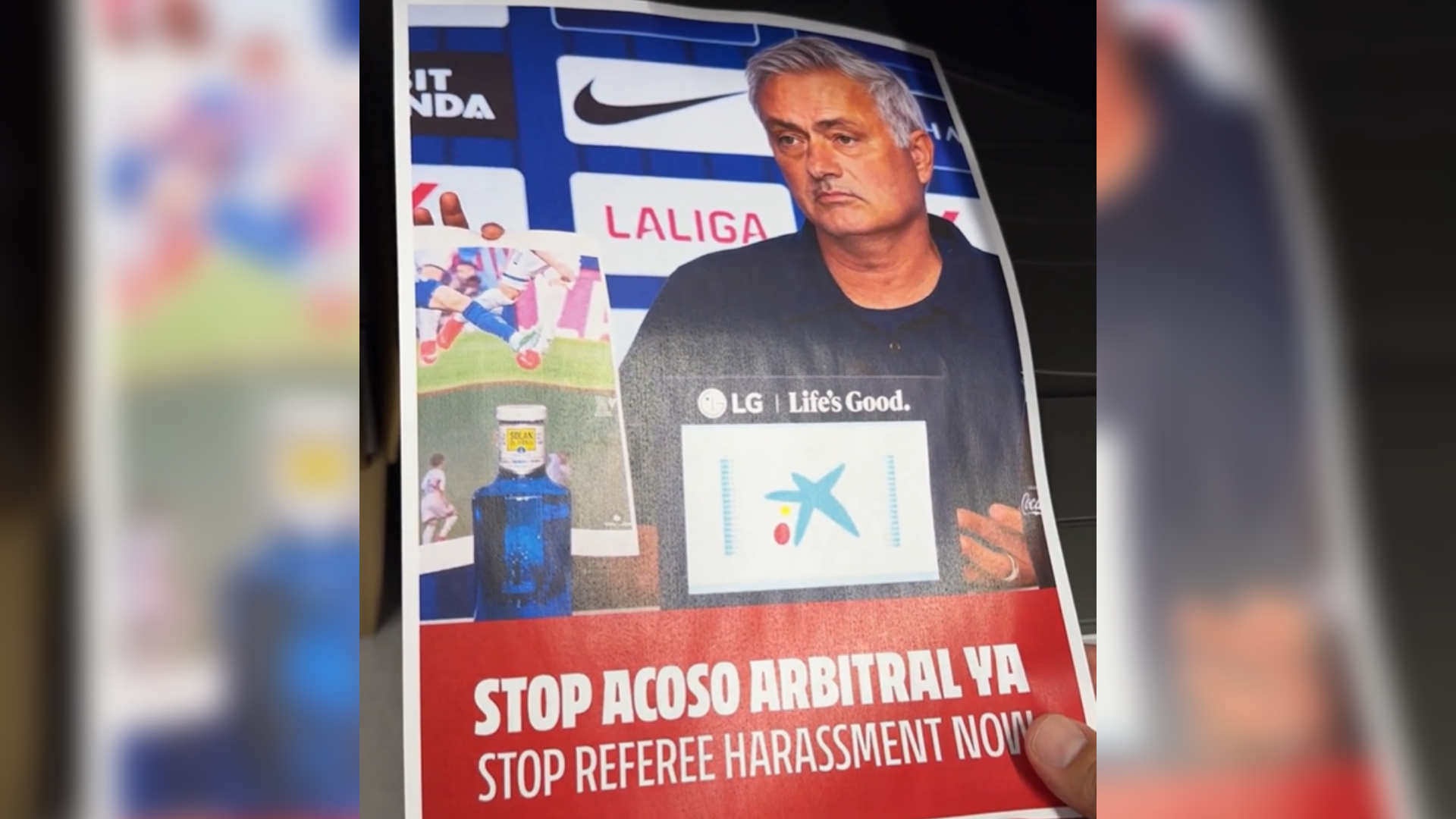 La imagen del Atlético de Madrid con José Mourinho La imagen del Atlético de Madrid con José Mourinho