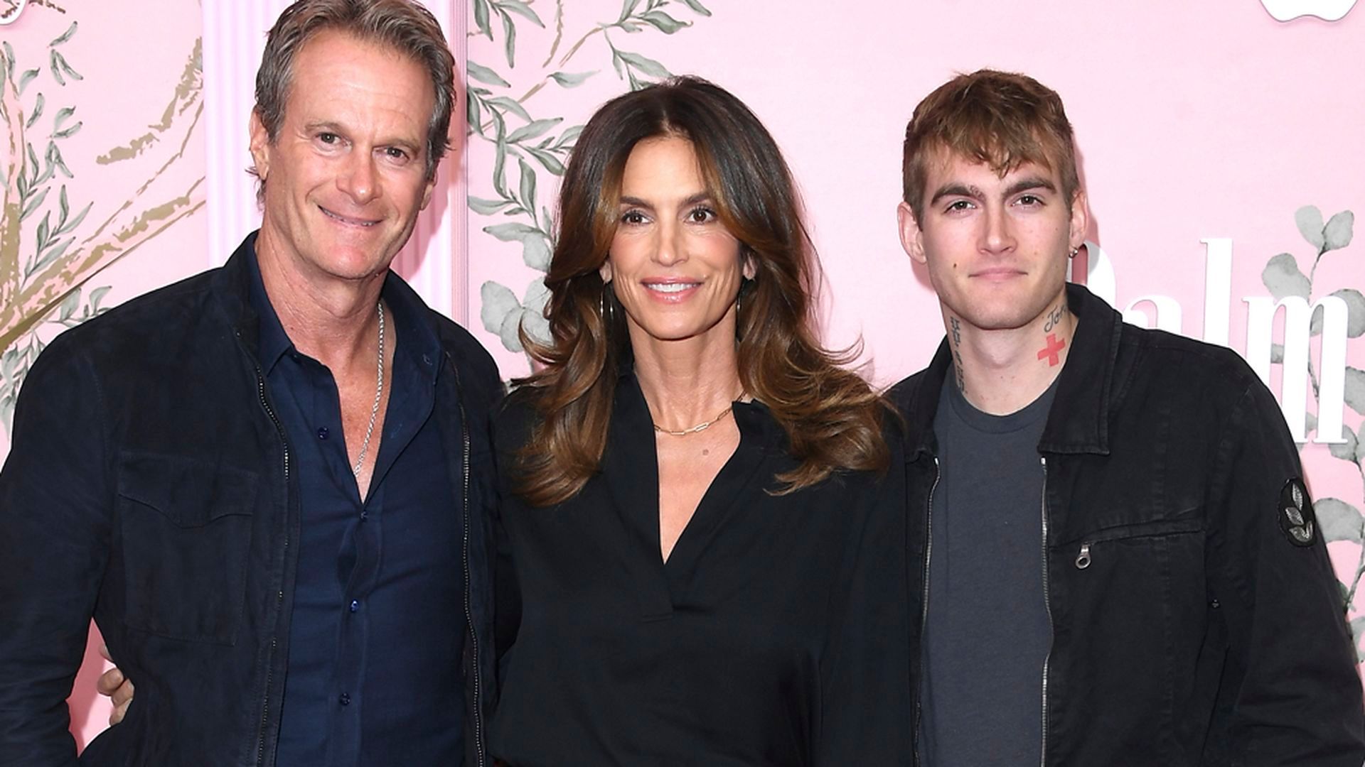 Presley Gerber, junto a sus padres, en una imagen de archivo Presley Gerber, junto a sus padres, en una imagen de archivo