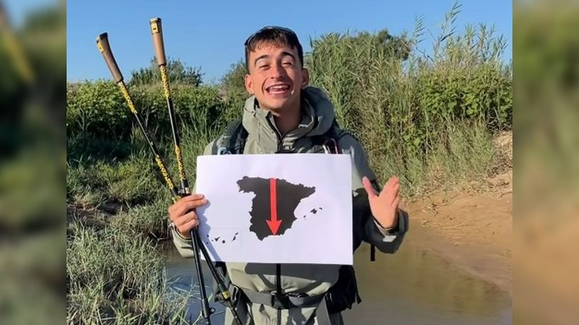 Raúl Valdecantos, el creador de contenido que quiere cruzar España en línea recta Raúl Valdecantos, el creador de contenido que quiere cruzar España en línea recta