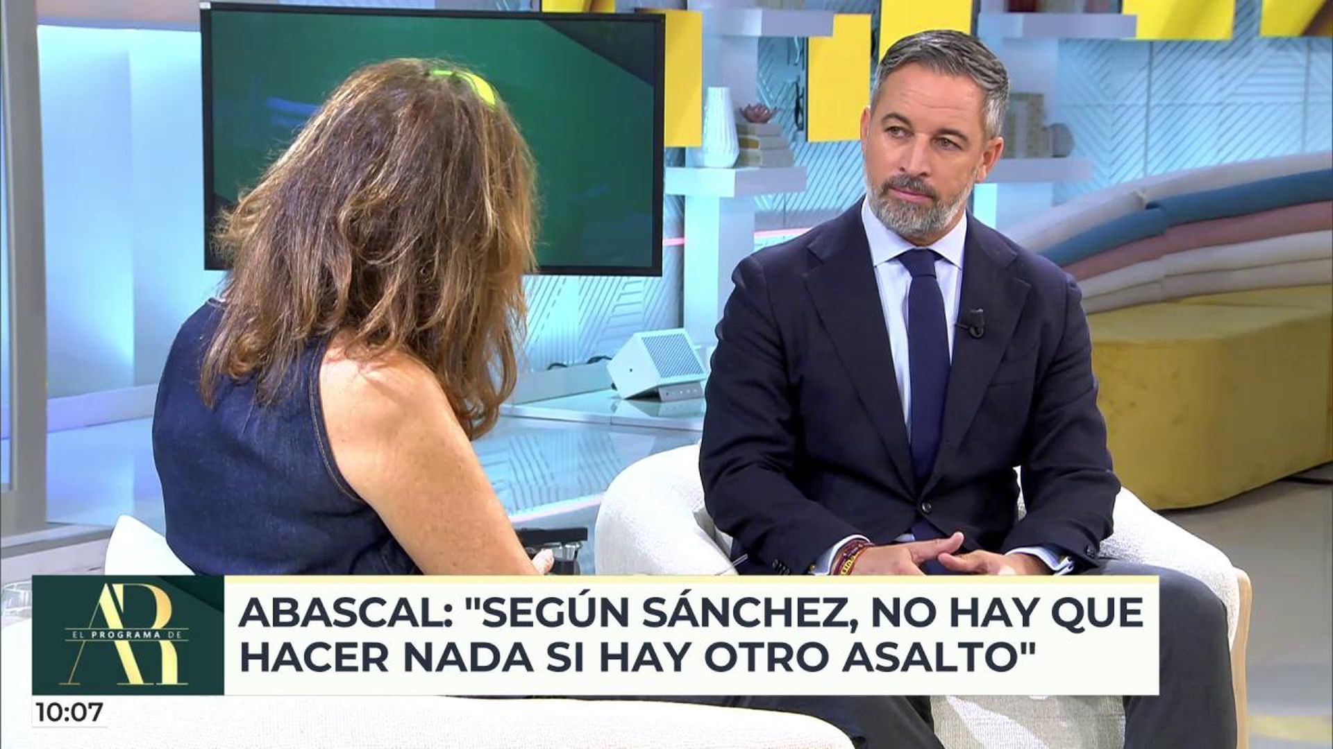 Santiago Abascal, presidente de VOX, sobre la gestión del Presidente en Ceuta: “Según Sánchez, ya no hay que hacer nada si hay otro asalto” Santiago Abascal, presidente de VOX, sobre la gestión del Presidente en Ceuta: “Según Sánchez, ya no hay que hacer nada si hay otro asalto”