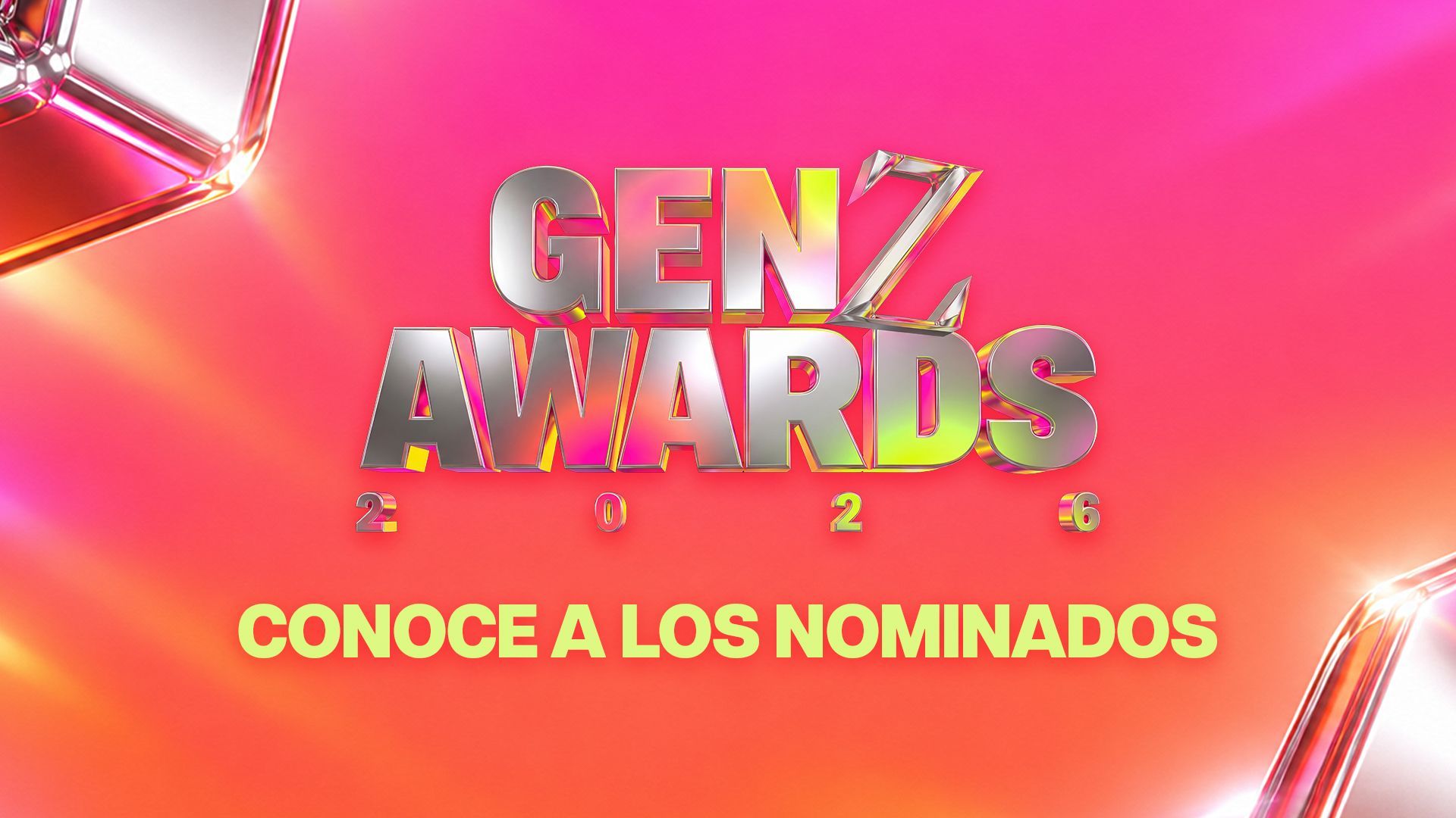 Todos los nominados de los 'GenZ Awards' 2026 Todos los nominados de los 'GenZ Awards' 2026