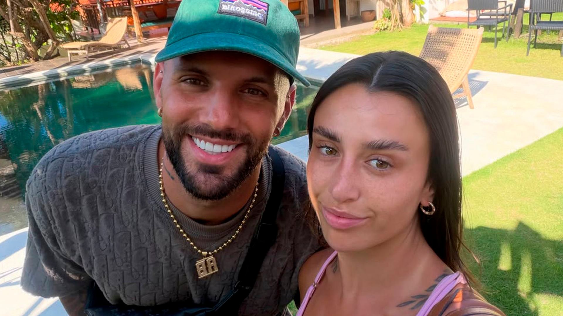 Albert Barranco y su novia, Olatz