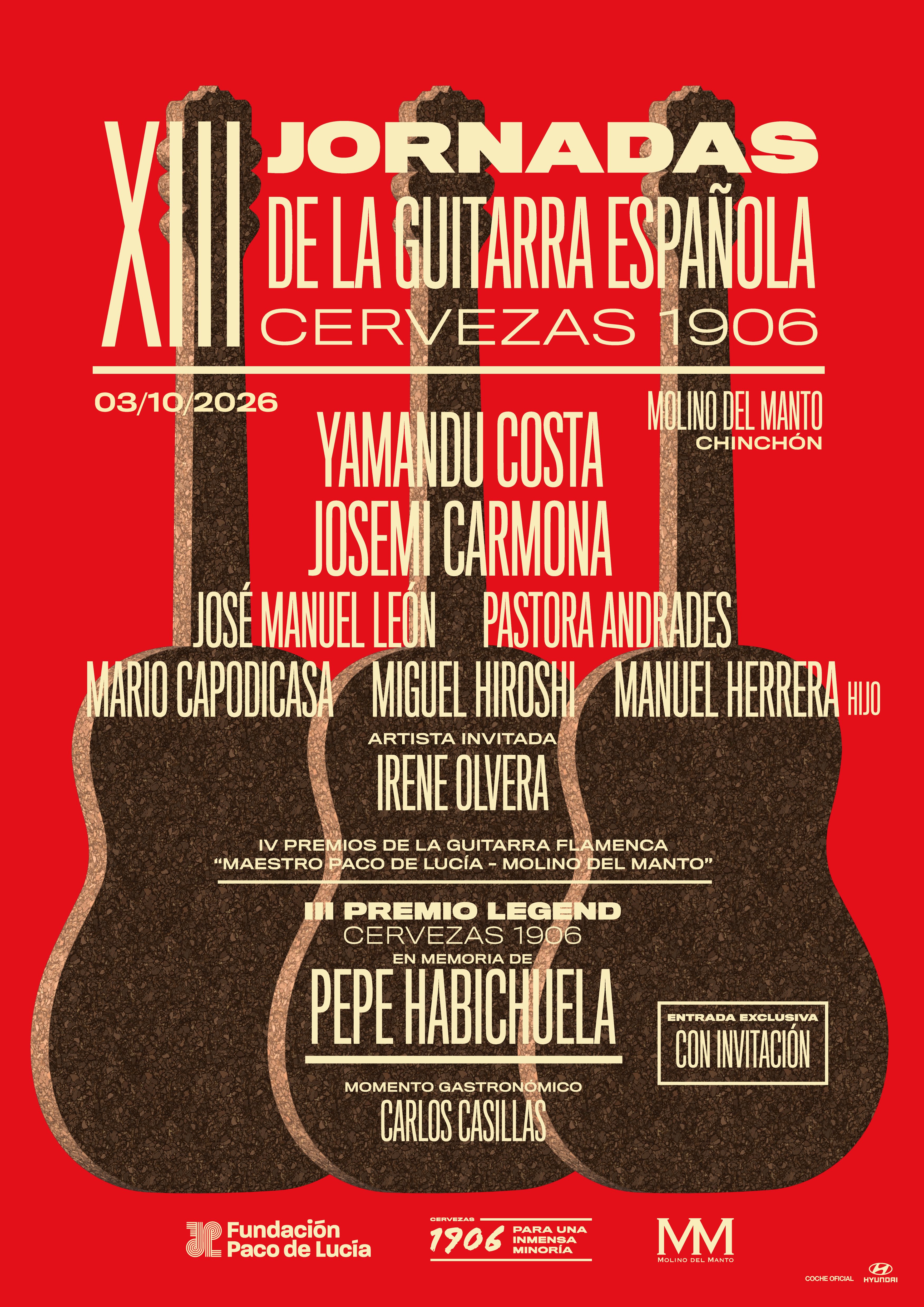 Cartel_XIII Jornadas Guitarra Española Cervezas 1906