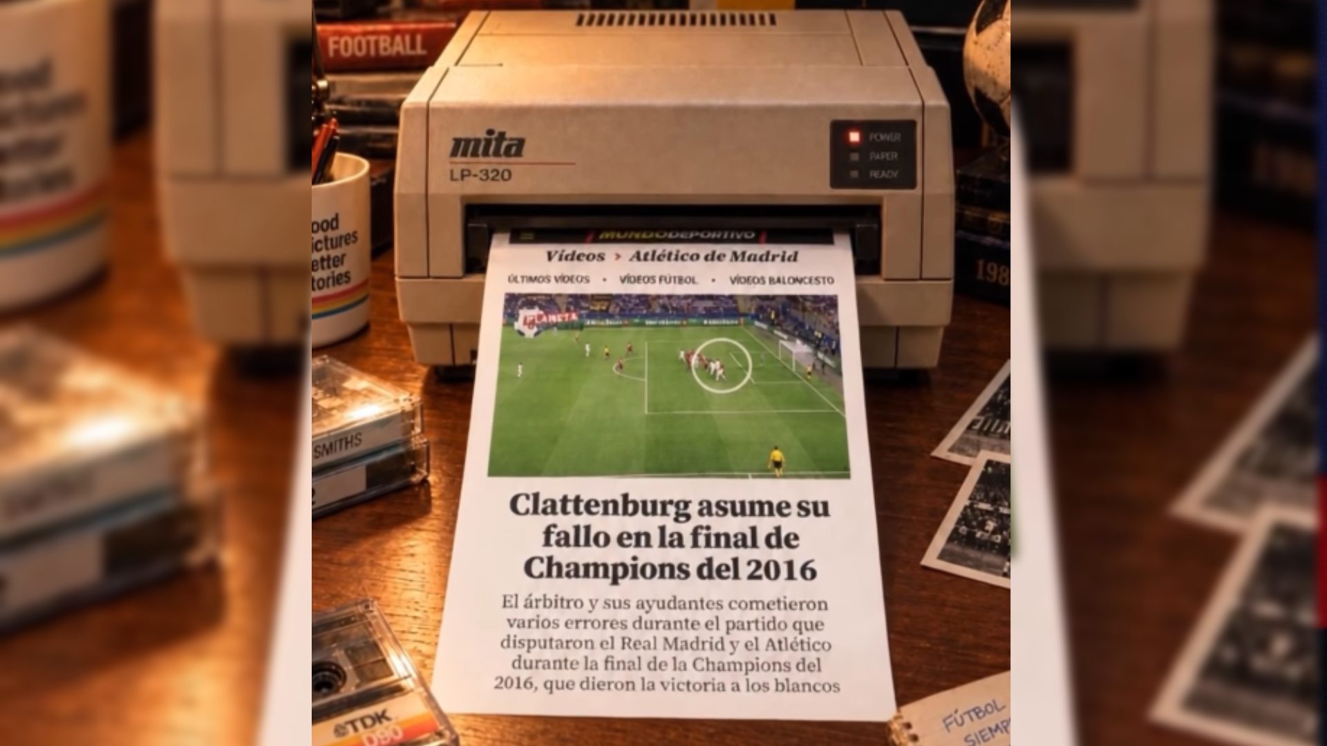 El meme de Paulo Futre con el error de Clattemburg en Milán El meme de Paulo Futre con el error de Clattemburg en Milán