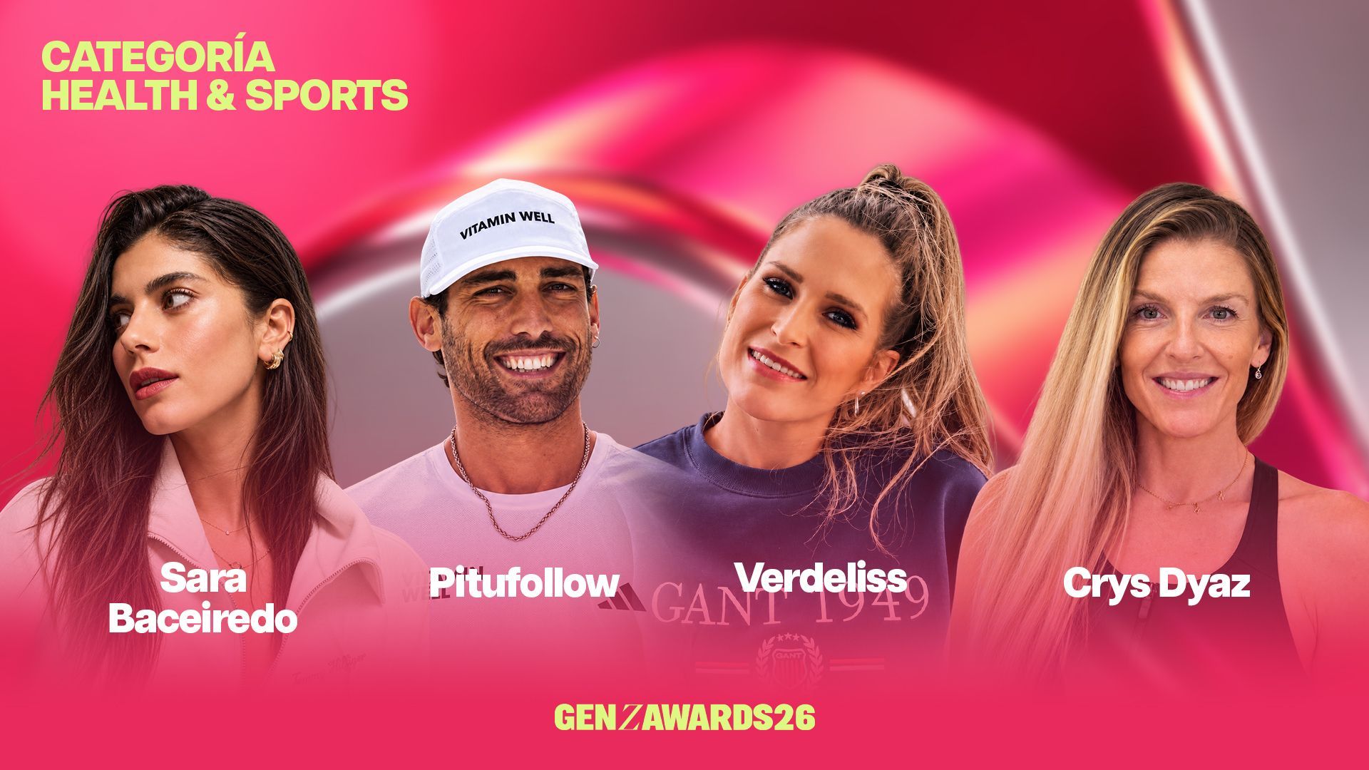 Los nominados en la categoría ‘Health & Sports’