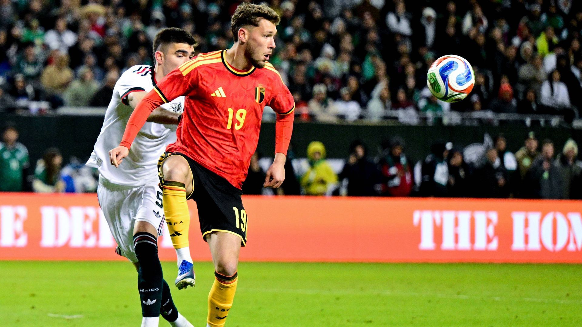 Lucas Stassin, con la selección de Bélgica Lucas Stassin, con la selección de Bélgica