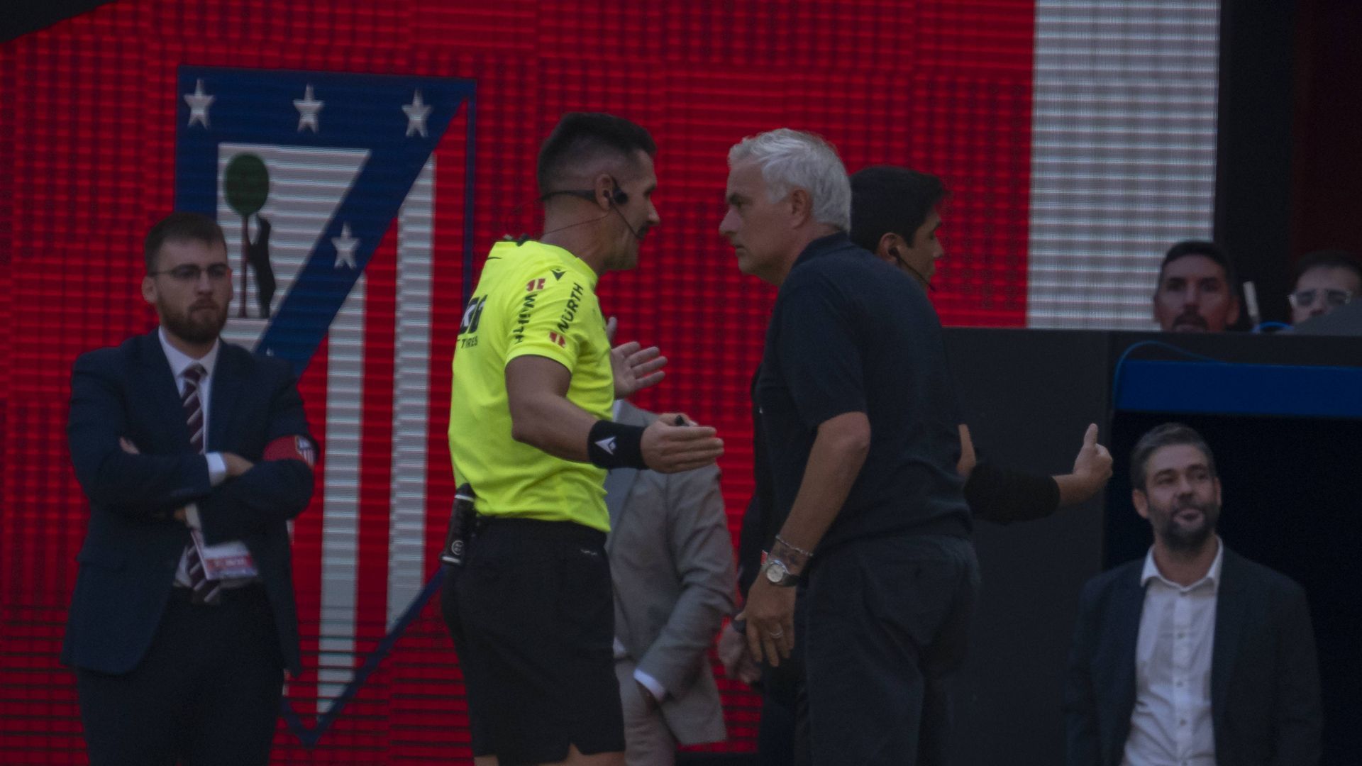 Ortiz Arias en el derbi madrileño