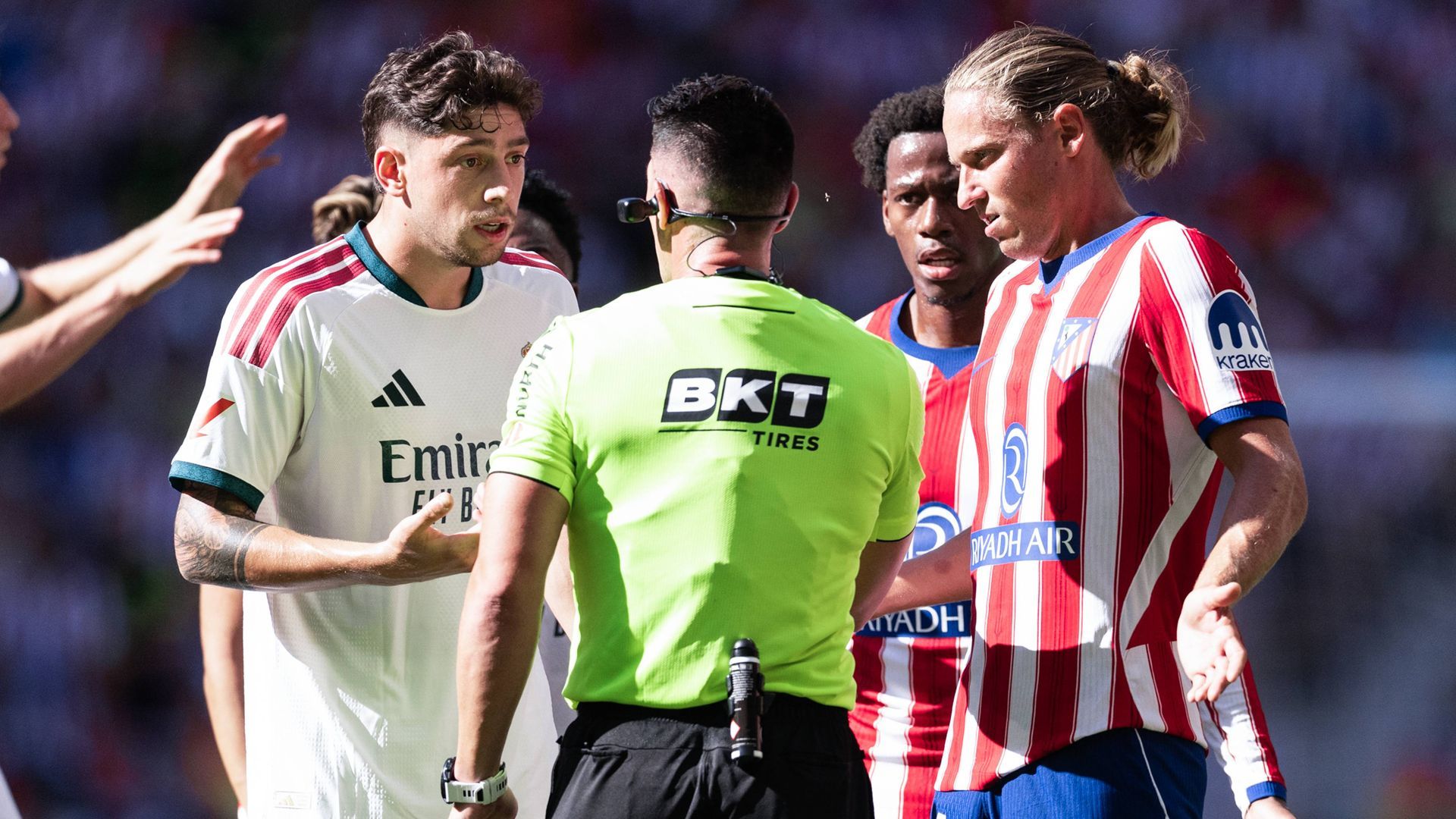 Ortiz Arias en el derbi madrileño Ortiz Arias en el derbi madrileño