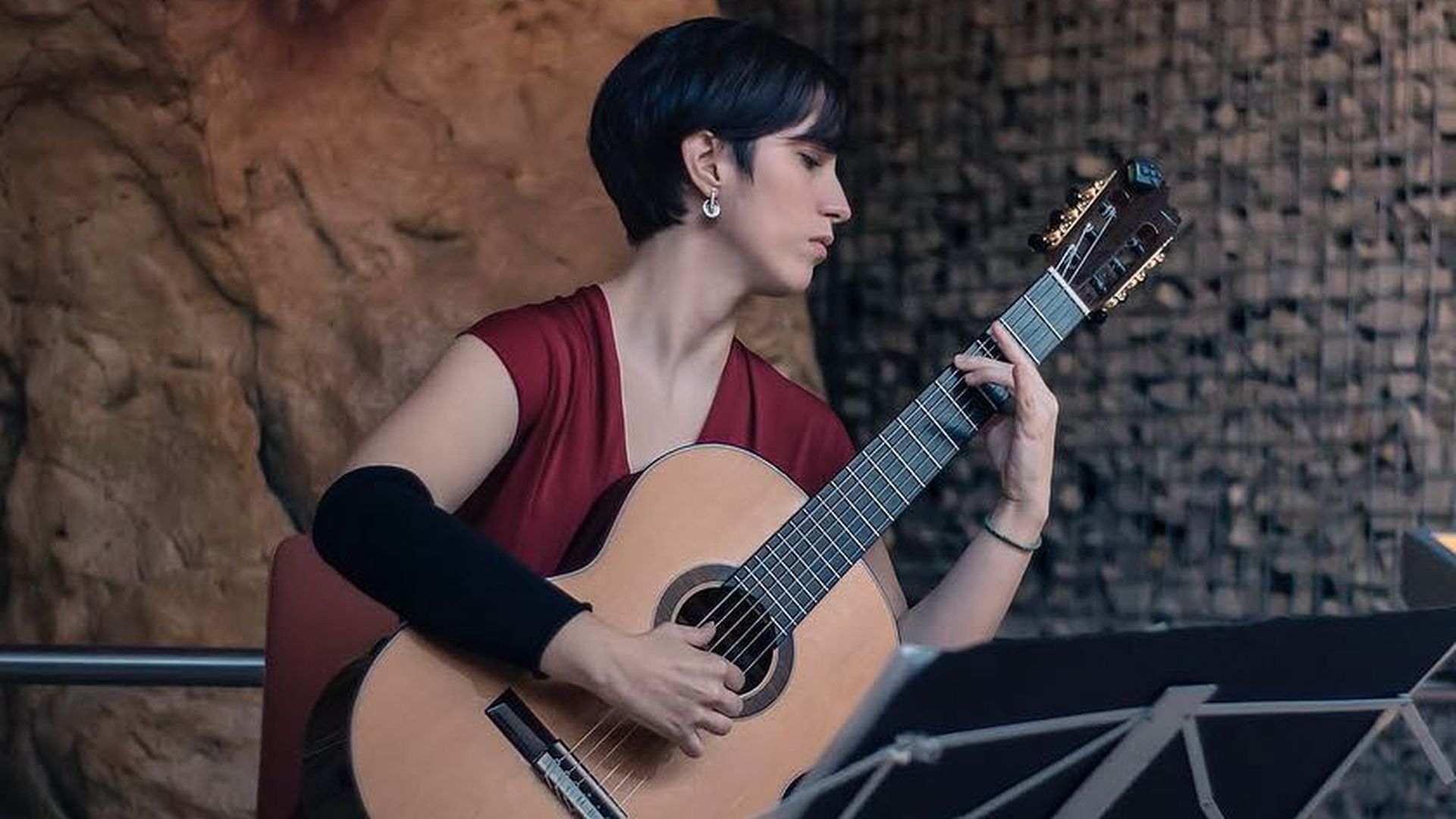 Silvia Nogales Barrios, guitarrista española impulsora del evento Silvia Nogales Barrios, guitarrista española impulsora del evento