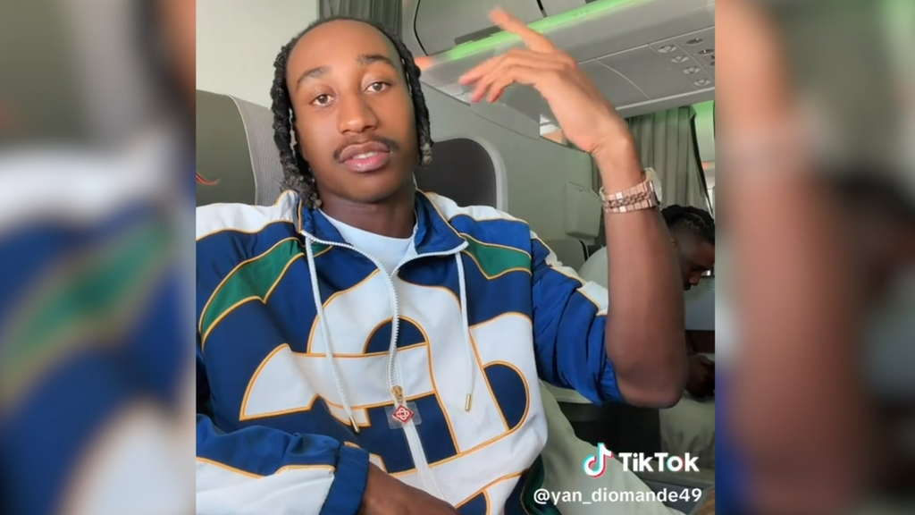 Yan Diomande se hace viral en TikTok y decide subirse cantando también en Instagram: "140 millones"