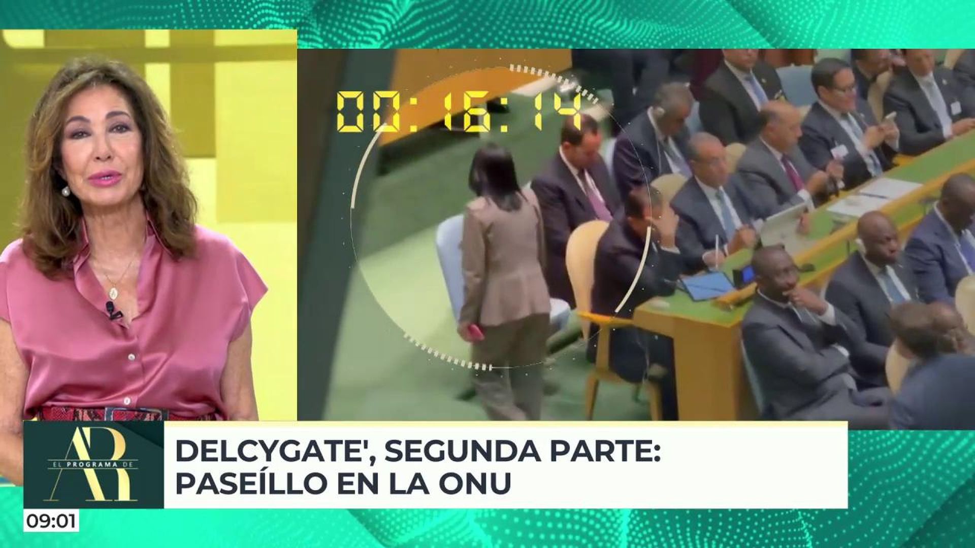 Ana Rosa: "Delcygate, segunda parte. Todo un misterio el paseíllo de la presidenta encargada de Venezuela para saludar a Sánchez"