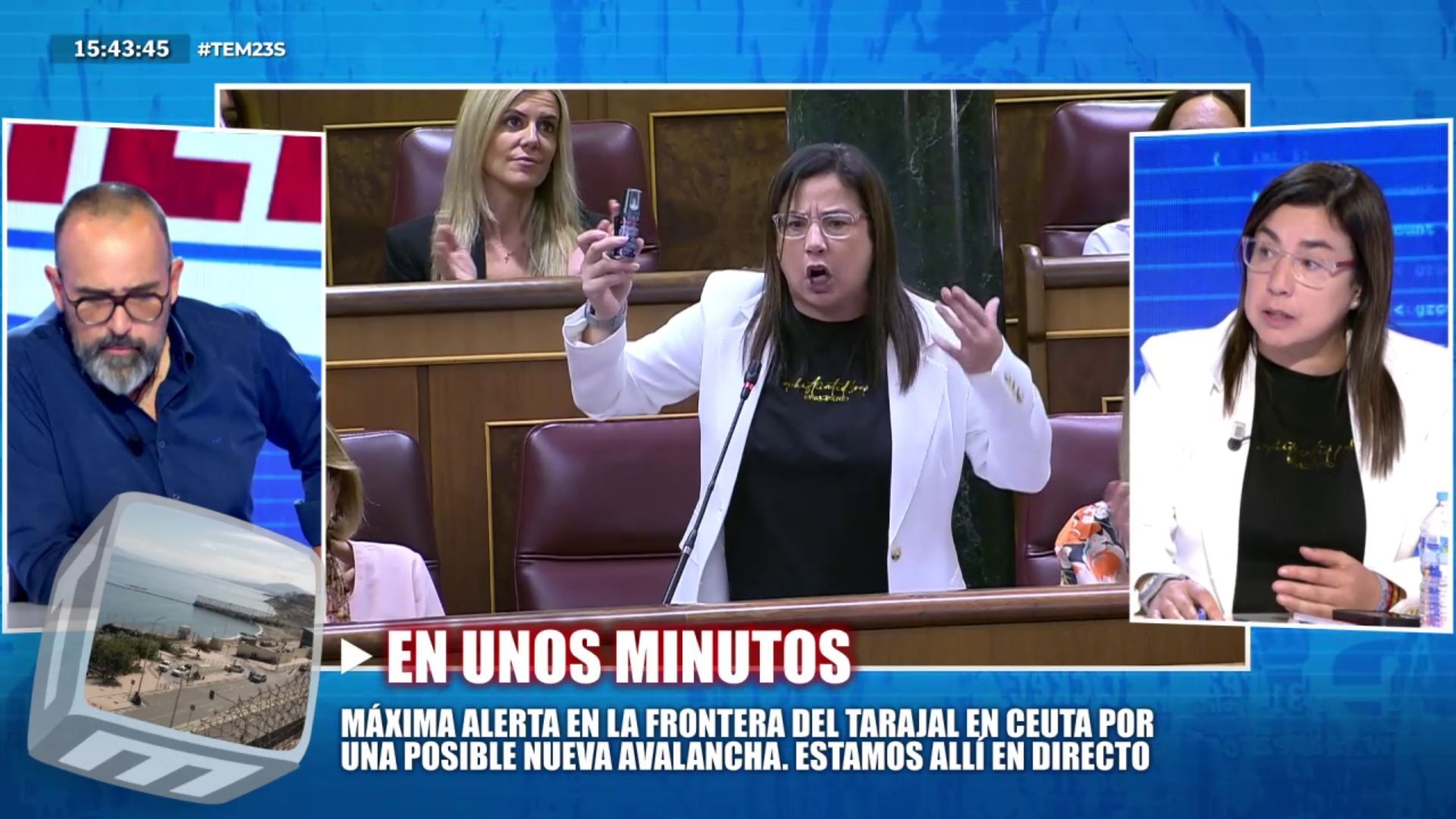 Ana Vázquez se pronuncia tras ser expulsada del Congreso por sacar un spray pimienta