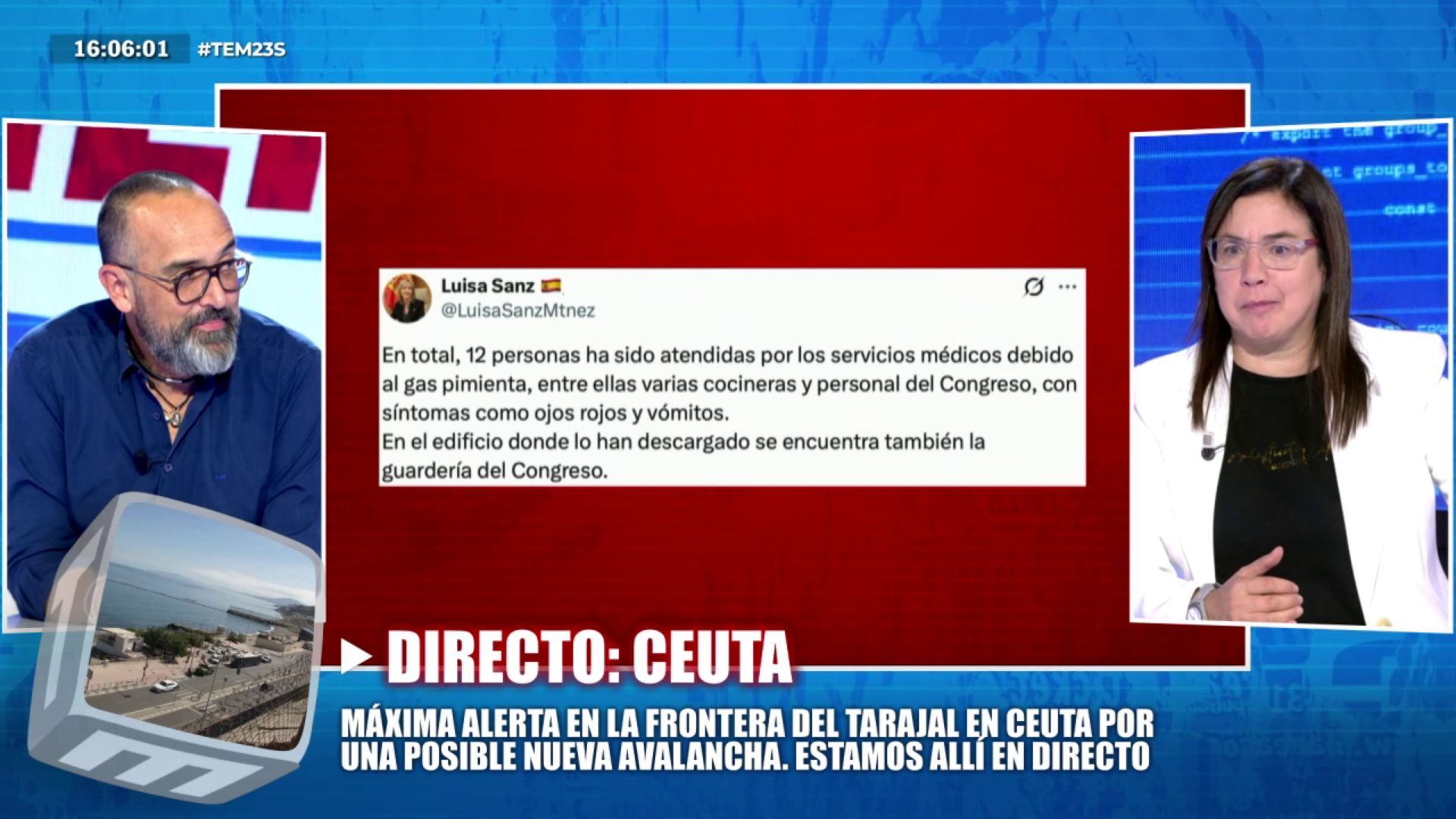 Ana Vázquez, sobre los presuntos intoxicados en el Congreso por gas pimienta: “Es una gran inventada”