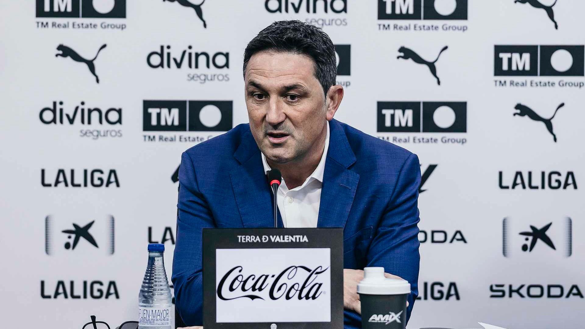 Braulio Vázquez en sala de prensa