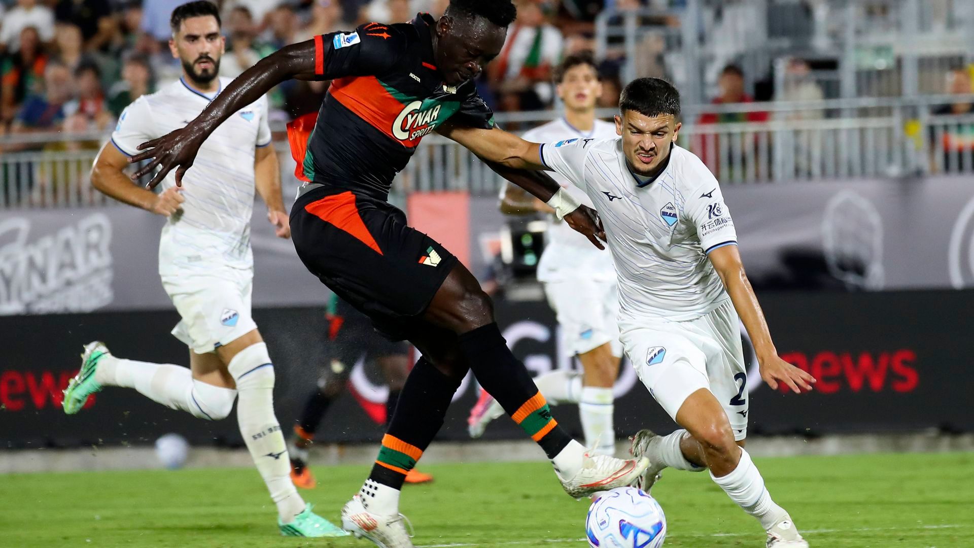 El exsevillista Akor Adams, con el Venezia.