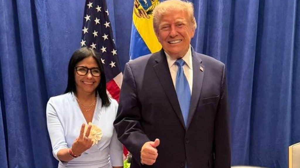 Donald Trump y Delcy Rodríguez presumen de complicidad en Nueva York