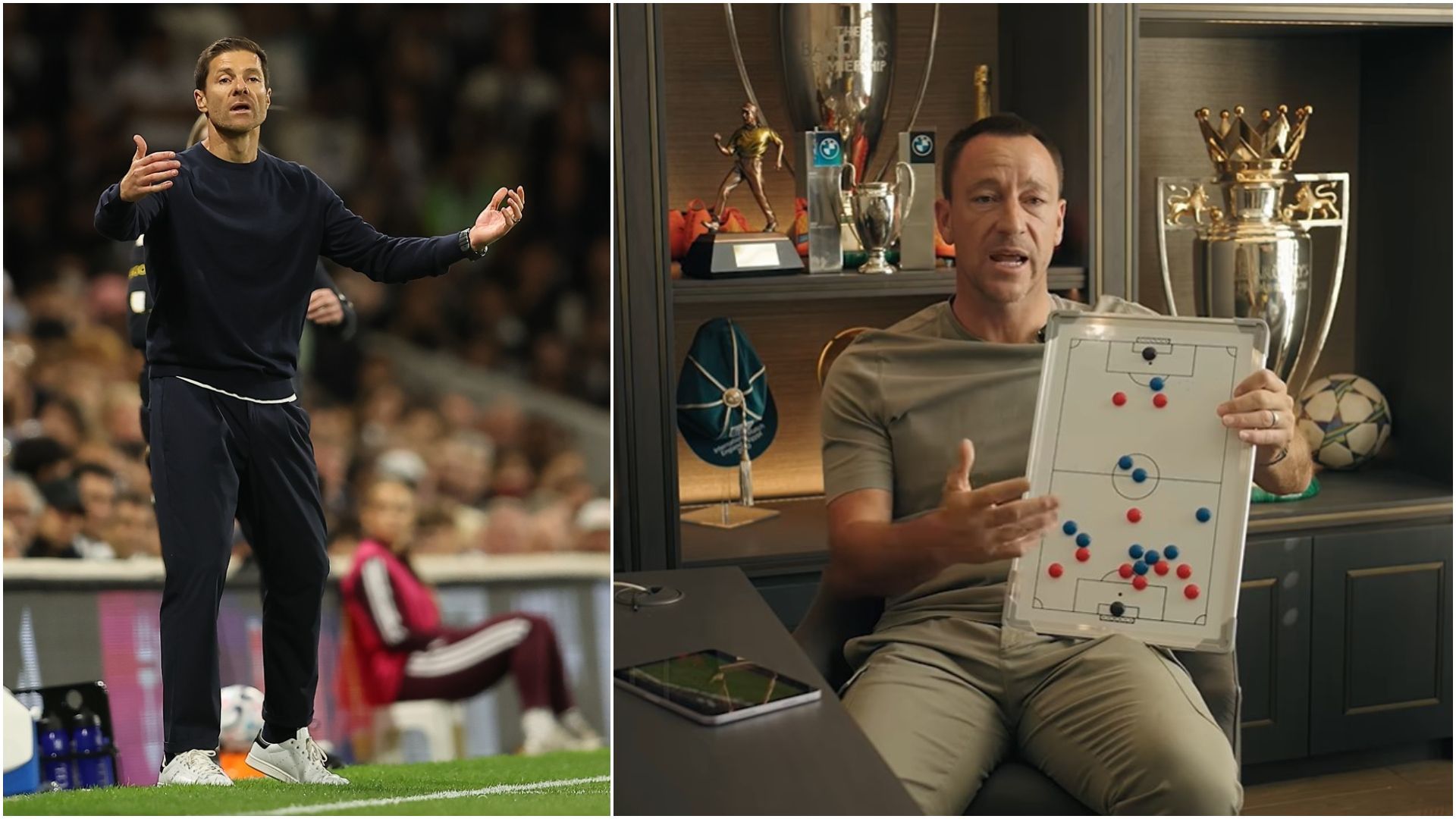 Fotomontaje de Xabi Alonso y John Terry Fotomontaje de Xabi Alonso y John Terry
