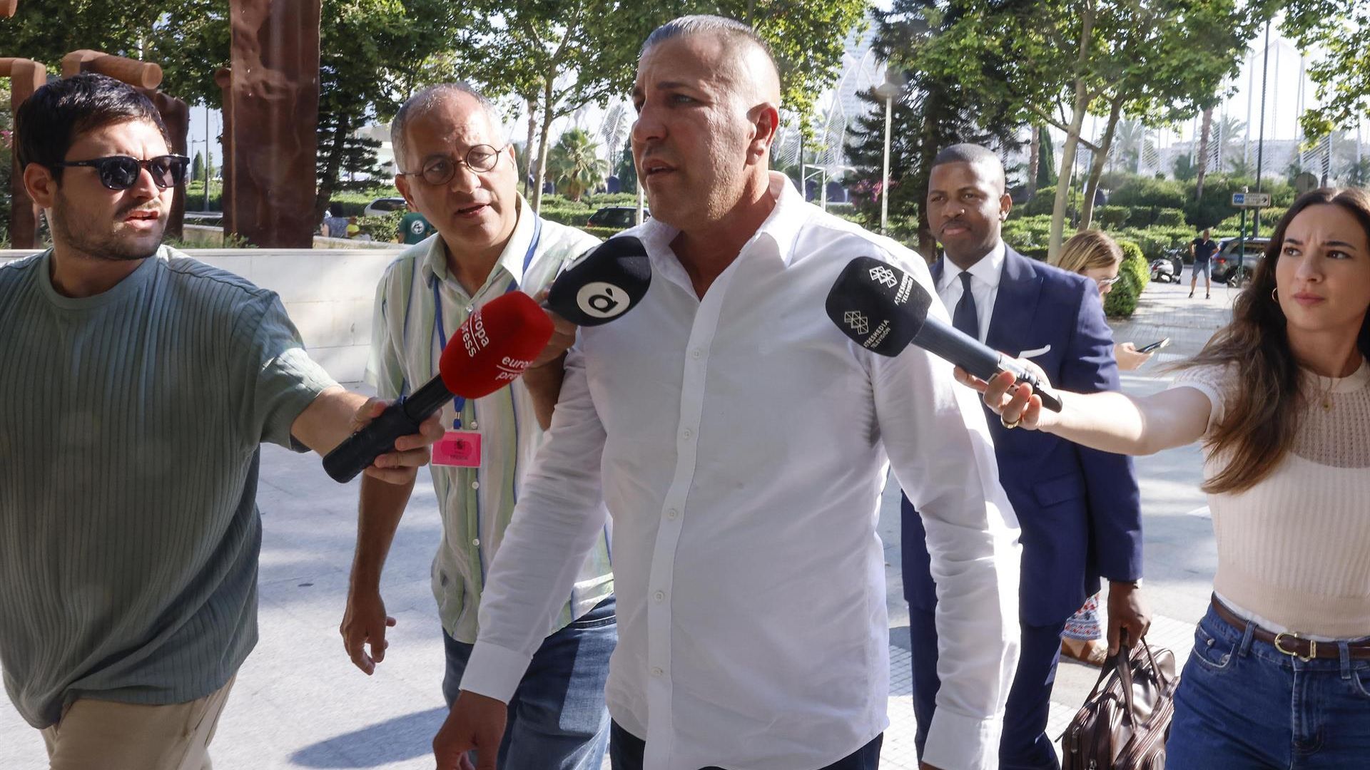 Joaquín Martins ha su llegada al juicio Joaquín Martins ha su llegada al juicio