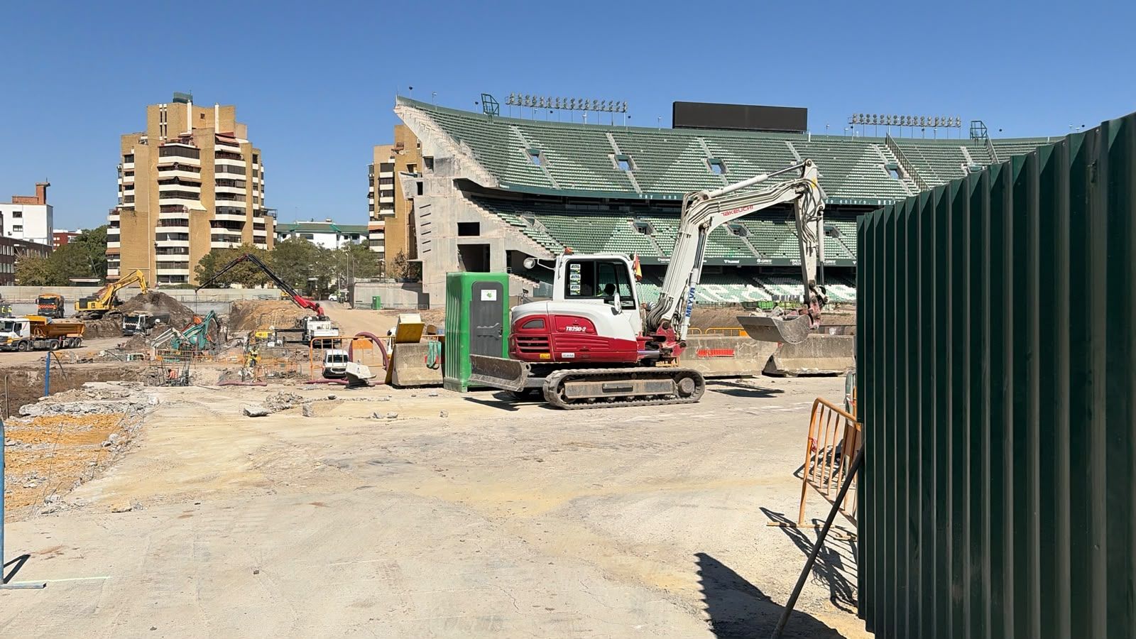 Las obras del estadio Benito Villamarín a 23 de septiembre de 2026
