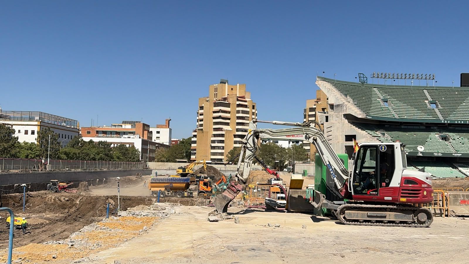 Las obras del estadio Benito Villamarín a 23 de septiembre de 2026