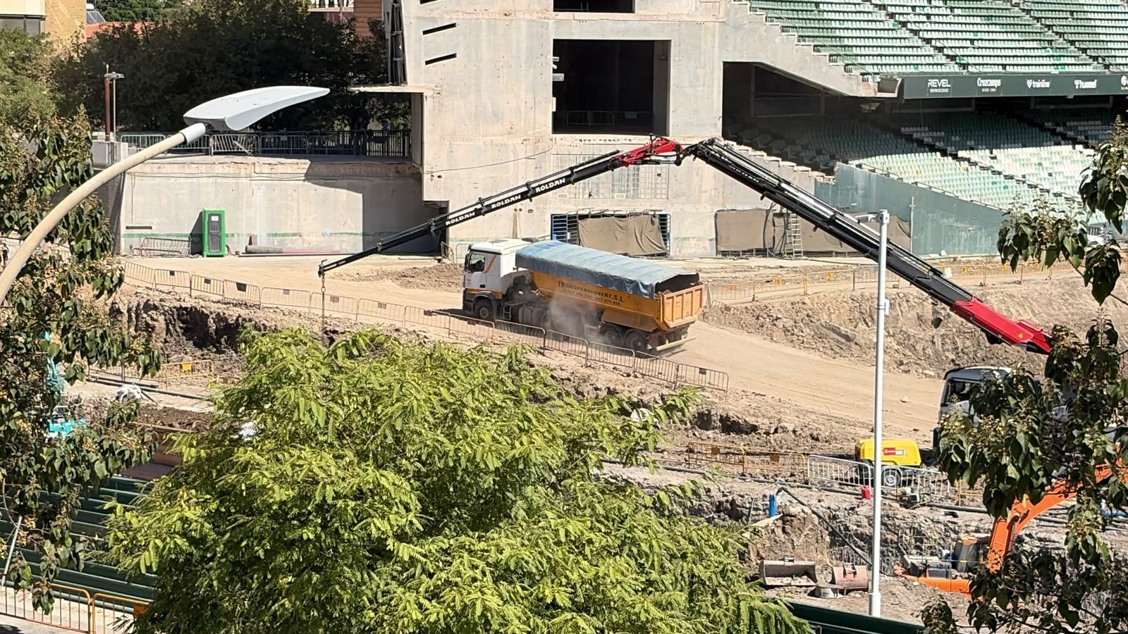 Las obras del estadio Benito Villamarín a 23 de septiembre de 2026