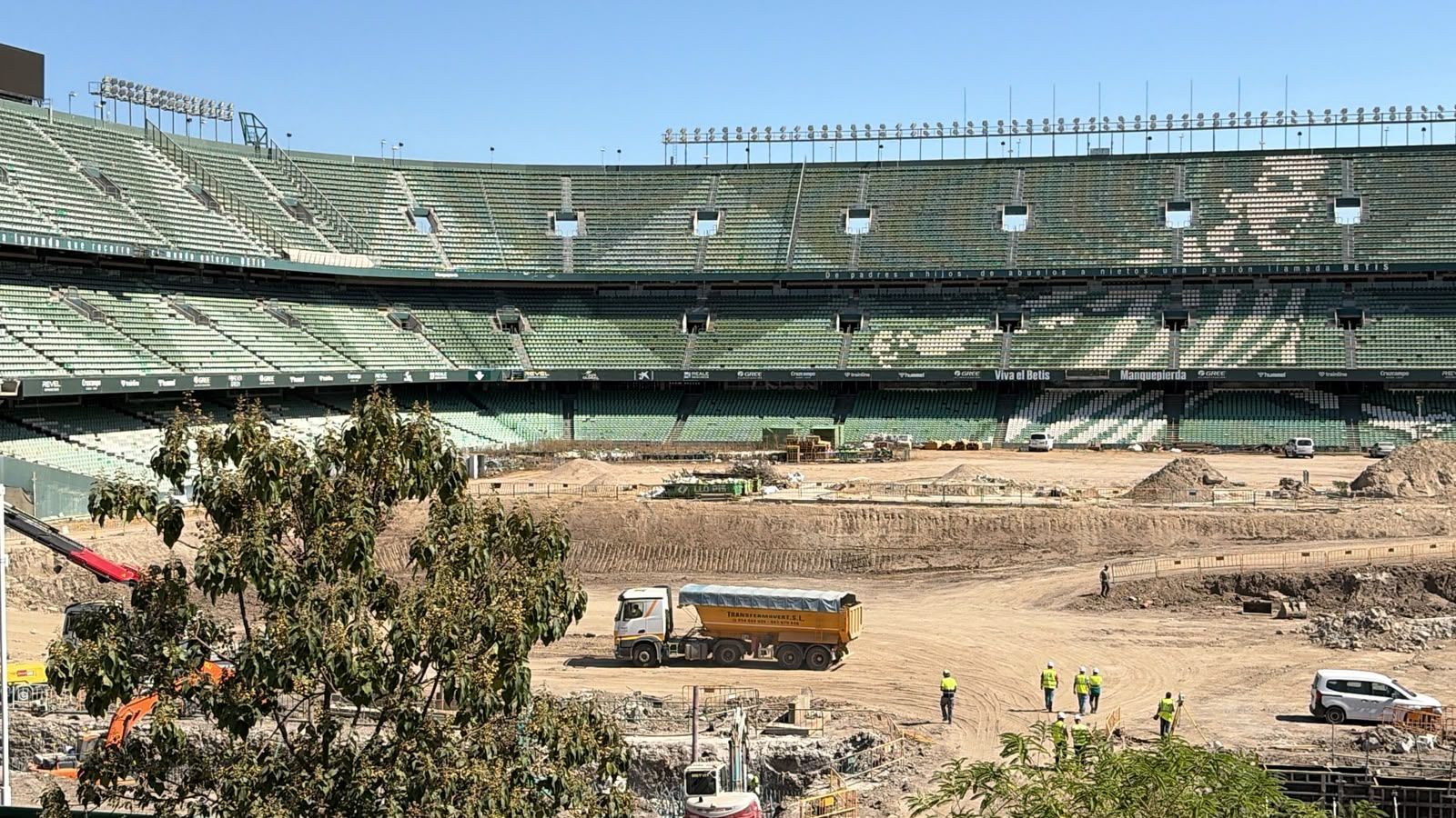 Las obras del estadio Benito Villamarín a 23 de septiembre de 2026