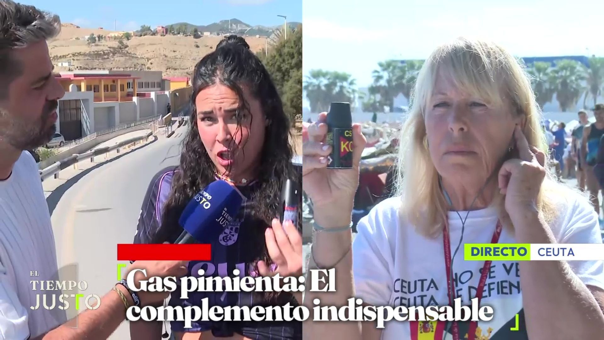 Listas de espera para el gas pimienta en Ceuta: "Es lo único que tenemos para defendernos" Listas de espera para el gas pimienta en Ceuta: "Es lo único que tenemos para defendernos"