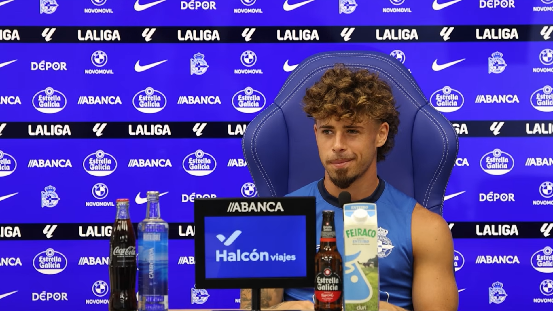 Mario Soriano en sala de prensa