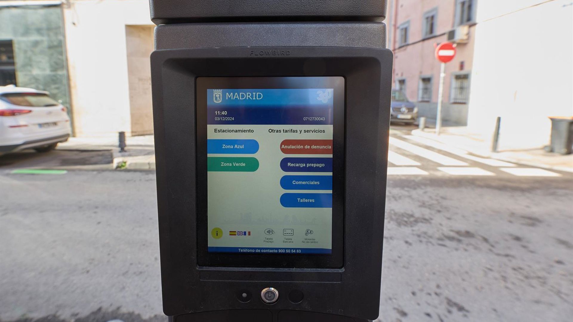 Parquimetro de Madrid