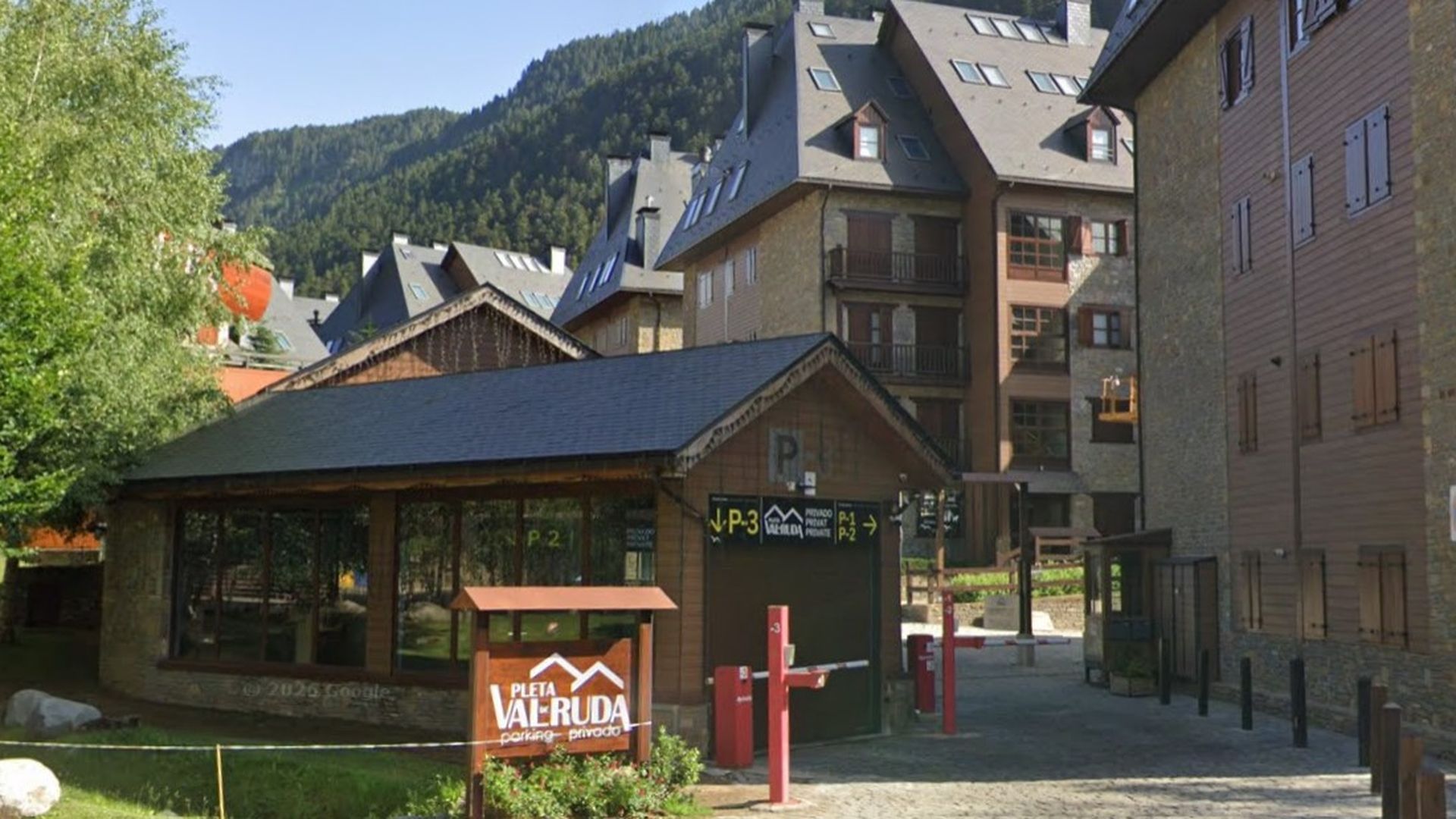 Zona de la urbanización Val de Ruda, en Baqueira, en Lleida