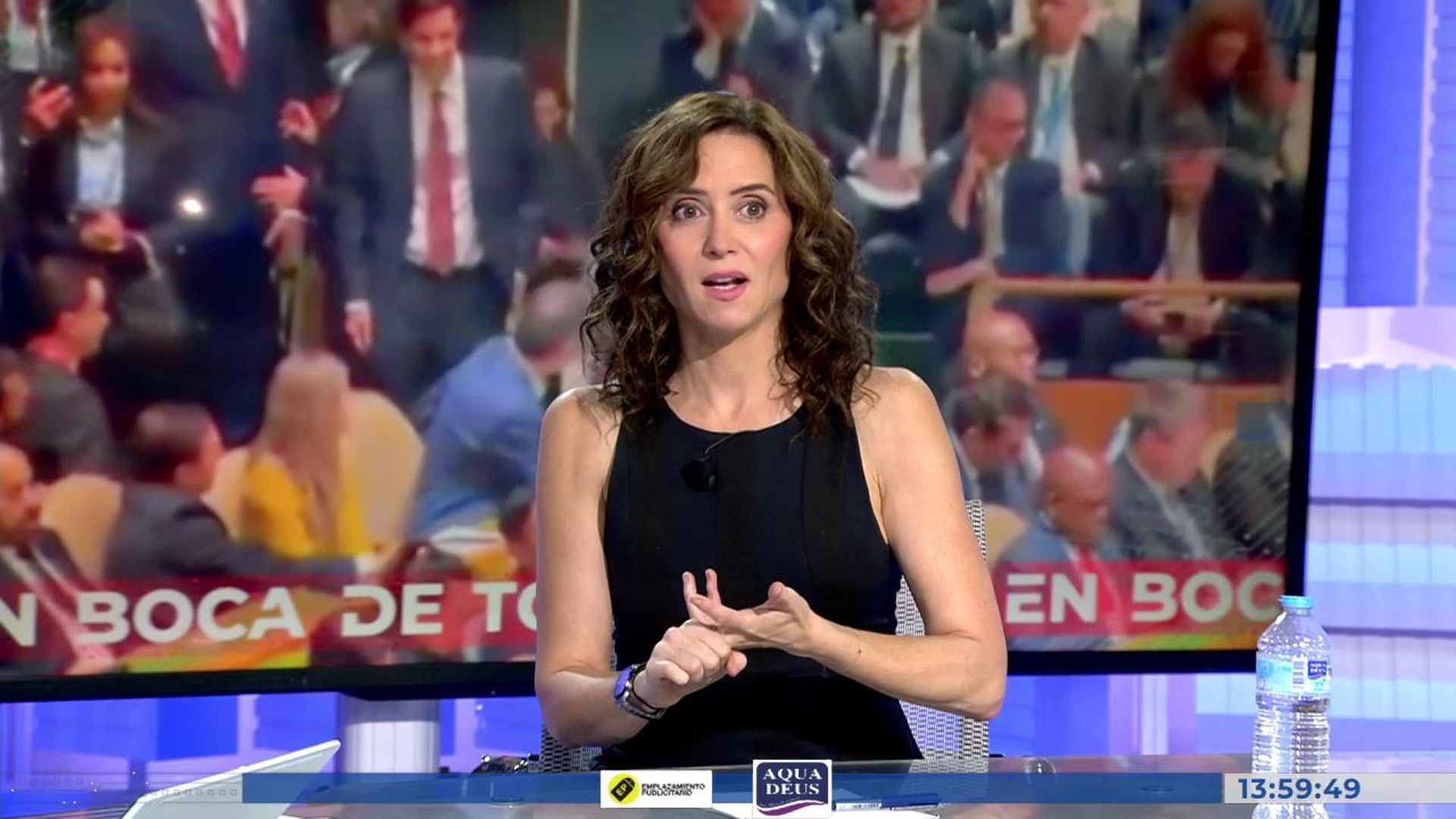 Ayuso, critica con Sánchez: “El gobierno ha dividido a España en dos bandos”